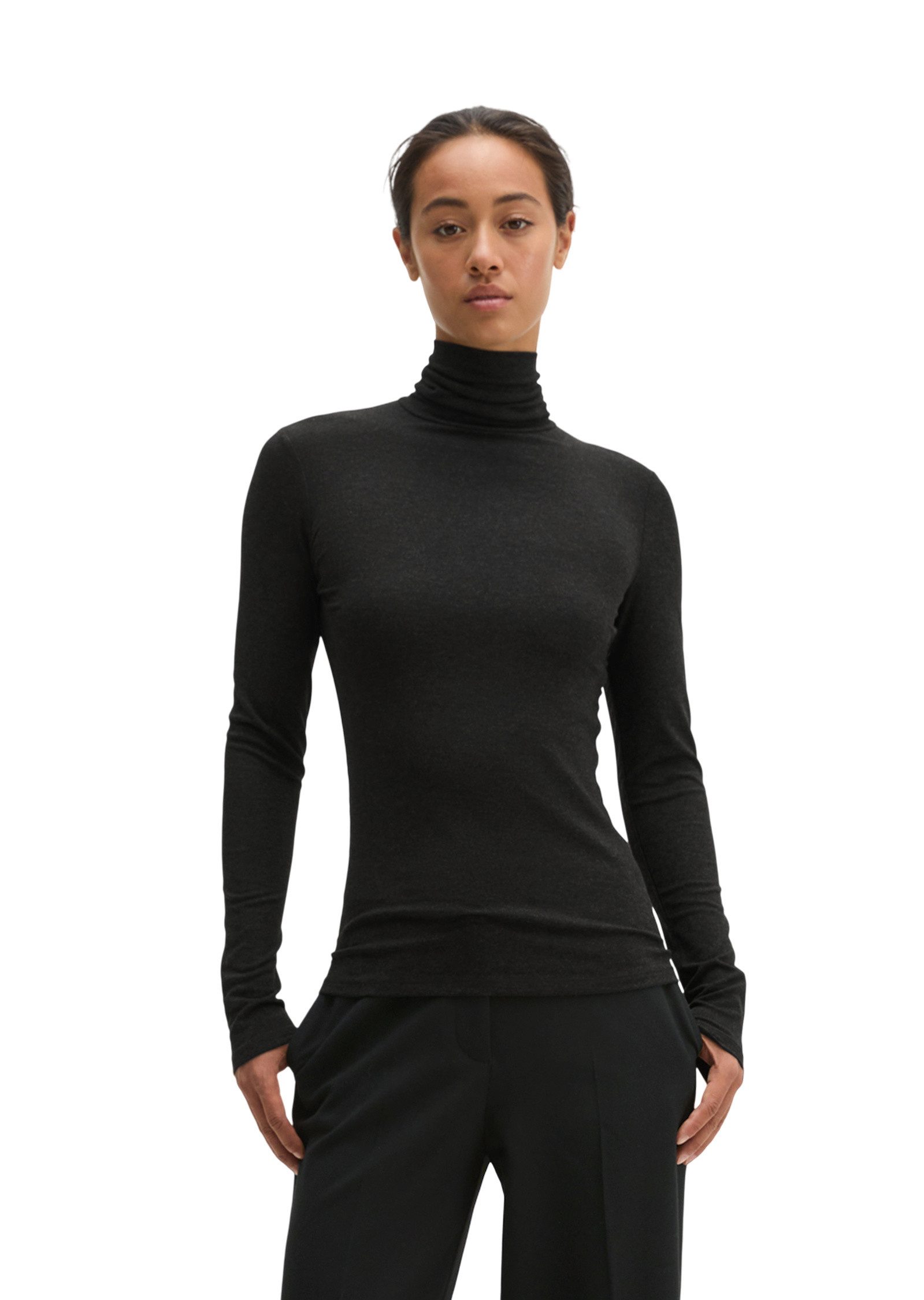 Marc O'Polo Langarmshirt aus TENCEL™ Modal-Stretch