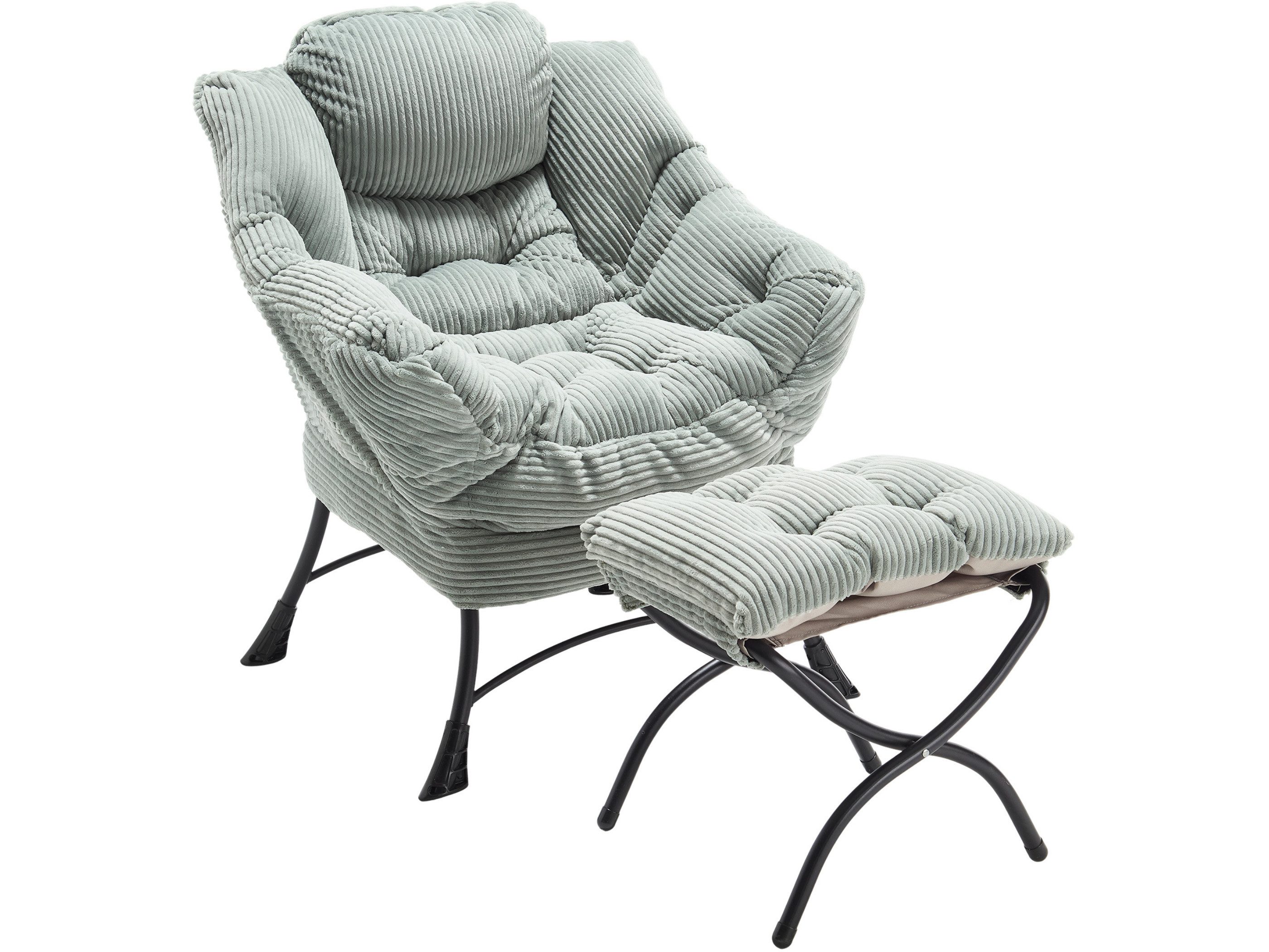 SeedWave Sessel Flanell Armlehnstuhl Ohrensessel mit günstig online kaufen
