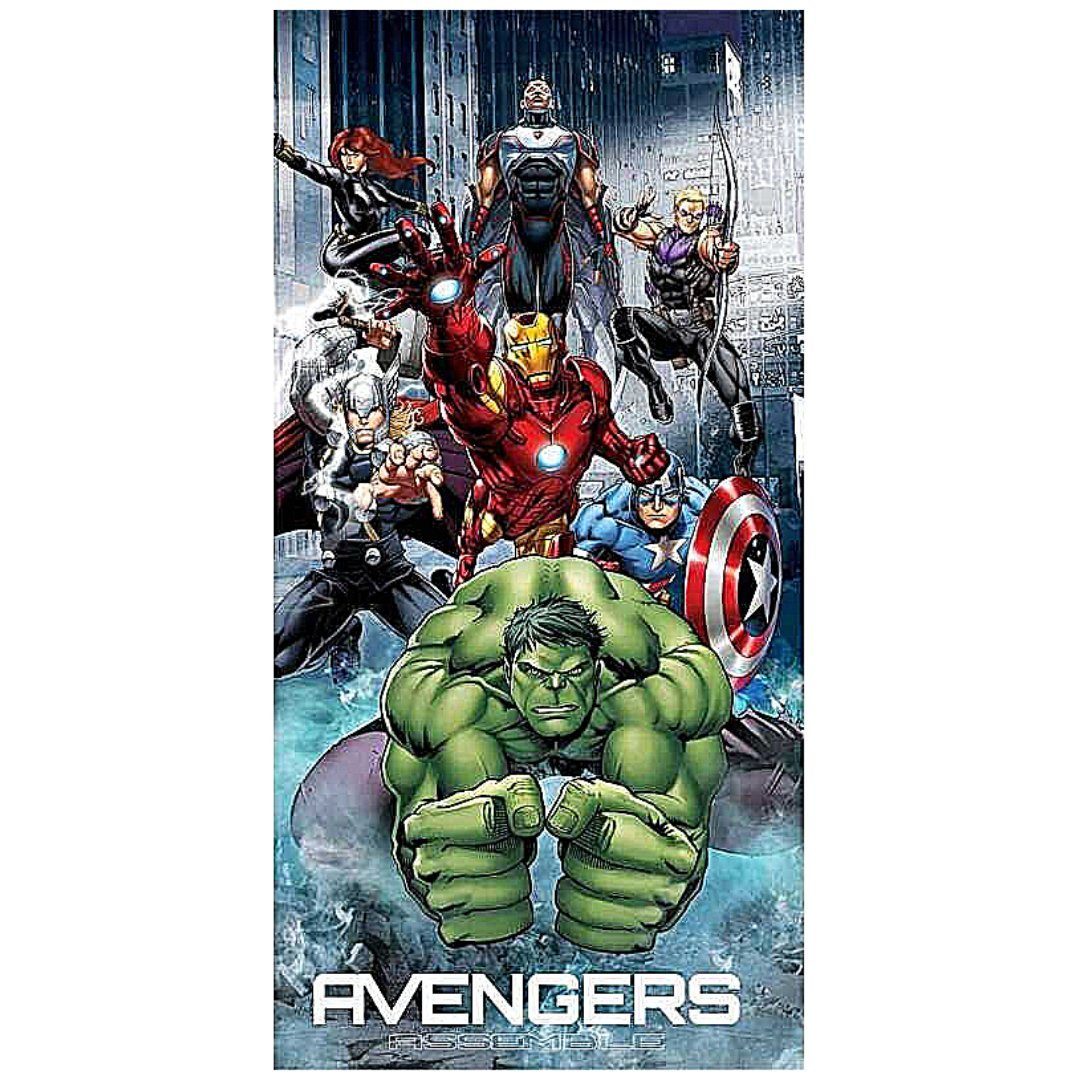 MARVEL Badetuch »Avengers« (1-St), Kinder Strandtuch Badetuch Handtuch XXL  Strandlaken Avengers 70 x 140 cm