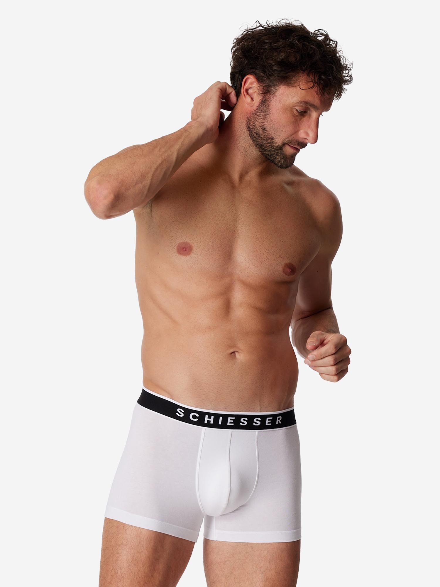 Schiesser Retro Boxer 3er Pack - 95/5 - Cotton (Spar-Set) Retro Short / Pant - Baumwolle - ohne Eingriff – Bild 5 von 5