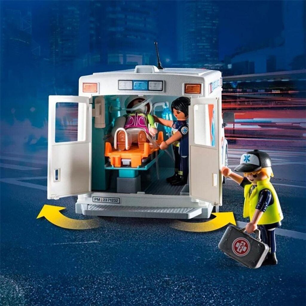 Playmobil® Spielfigur Playmobil City Life Krankenwagen Licht und Sound