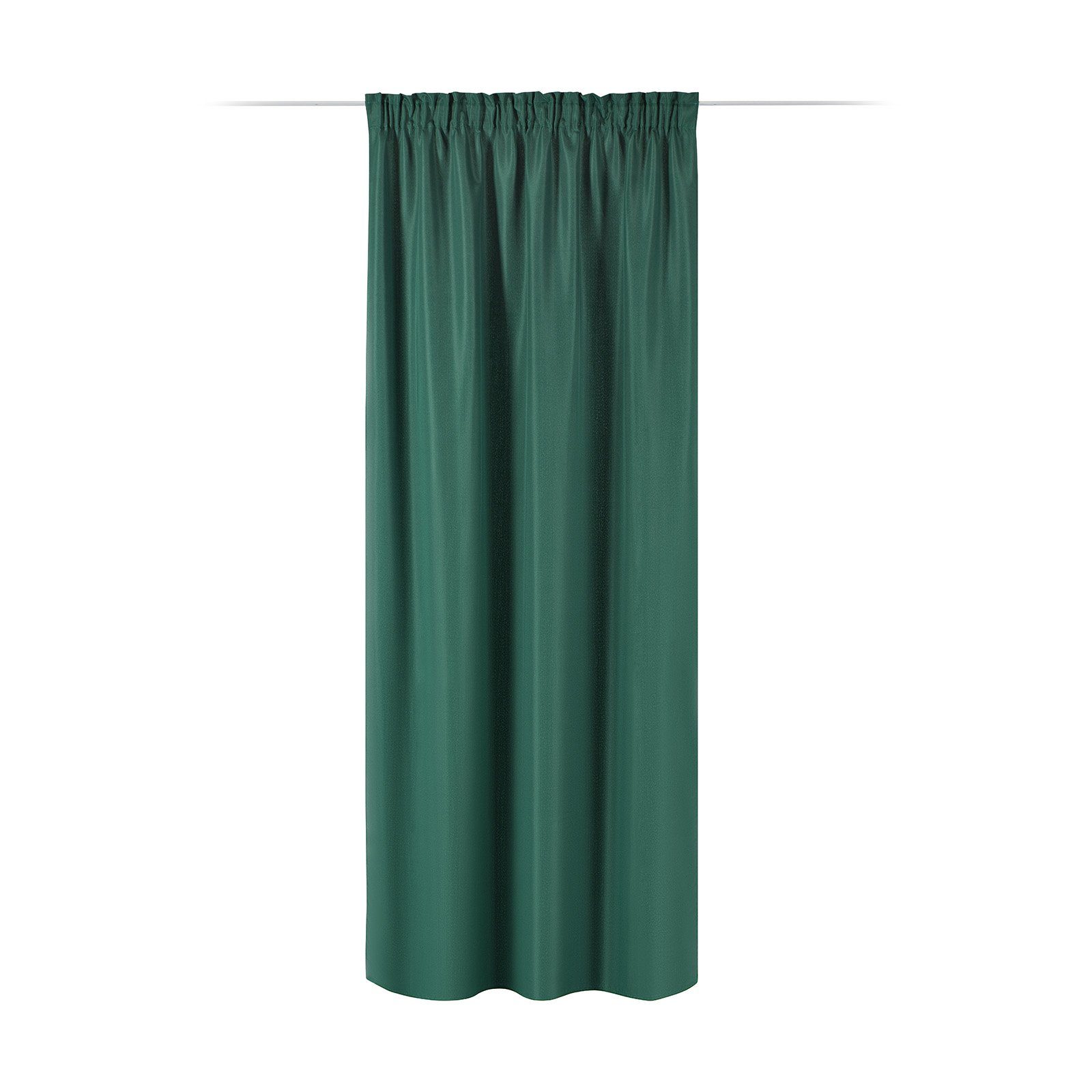 Vorhang Blickdichter Vorhang 140x250cm, Kräuselband, Polyester, grün, JEMIDI, (1 St)