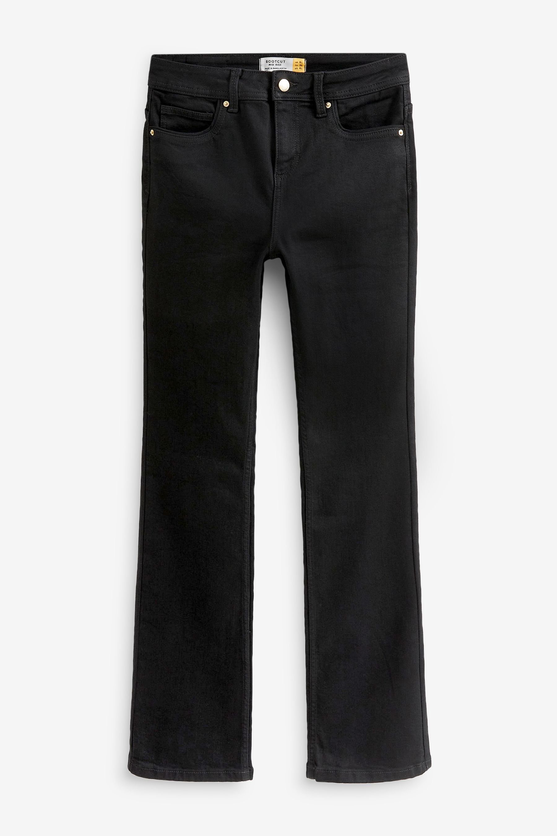 Next Bootcut-Jeans Superweiche Bootcut-Jeans (1-tlg) Black