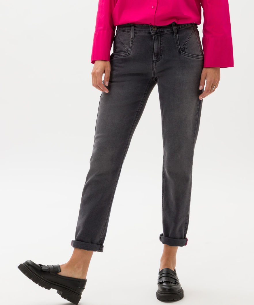 Brax 5-Pocket-Jeans Style MERRIT dunkelgrau
