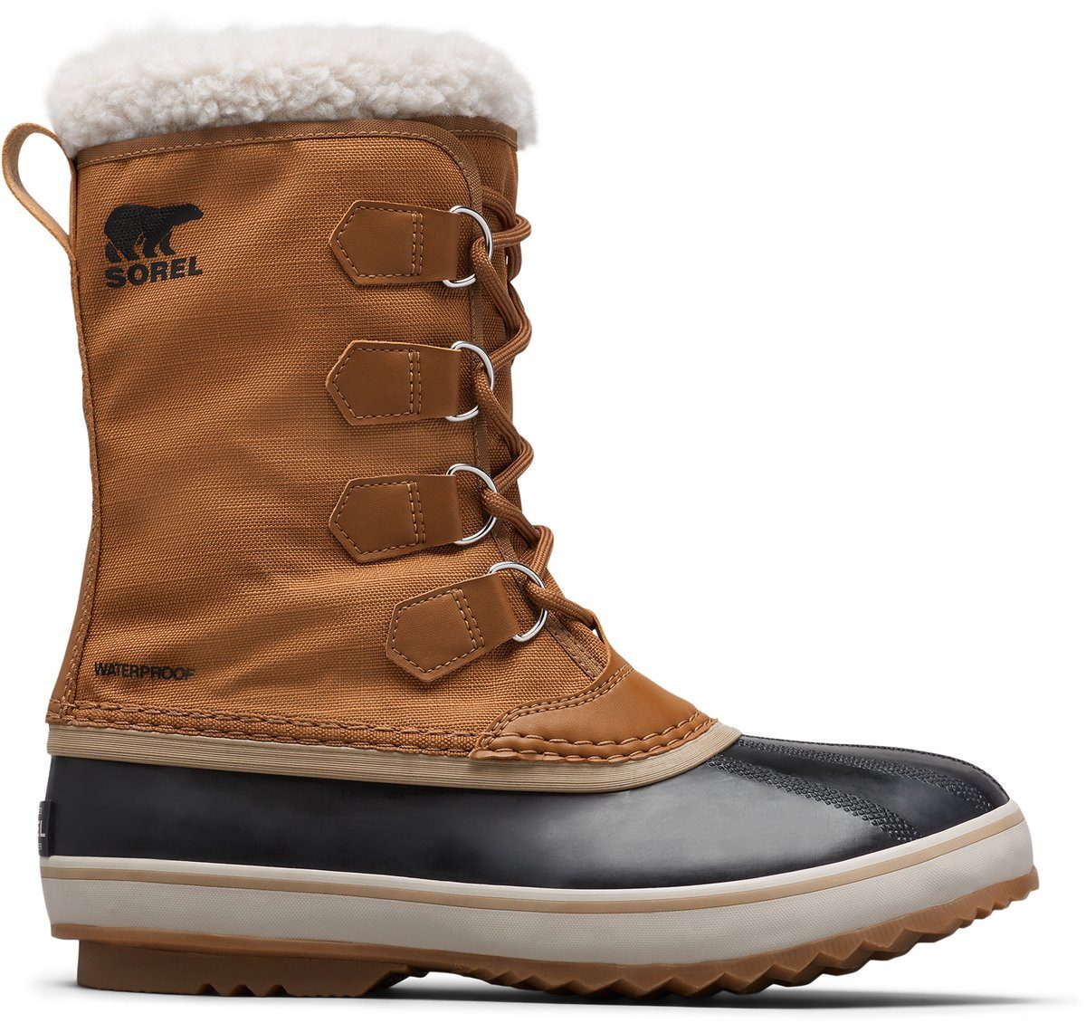 Sorel 1964 PAC NYLON WP Snowboots Camel Brown Schwarz Winterstiefel wasserdicht