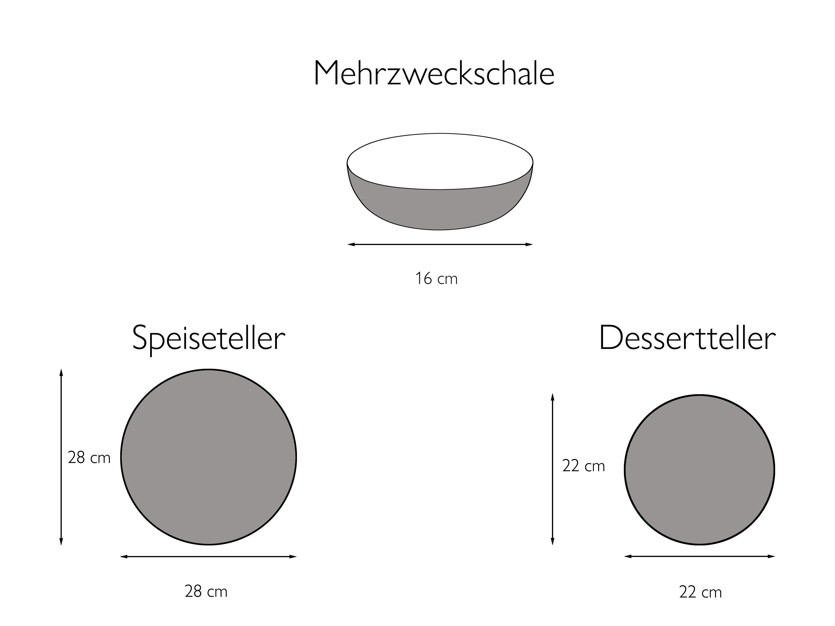 CreaTable Teller-Set Geschirr-Set Antique (12-tlg), 4 Personen, Steinzeug, Service, weiß, Trendfarbe Offwhite, 12 Teile, für 4 Personen