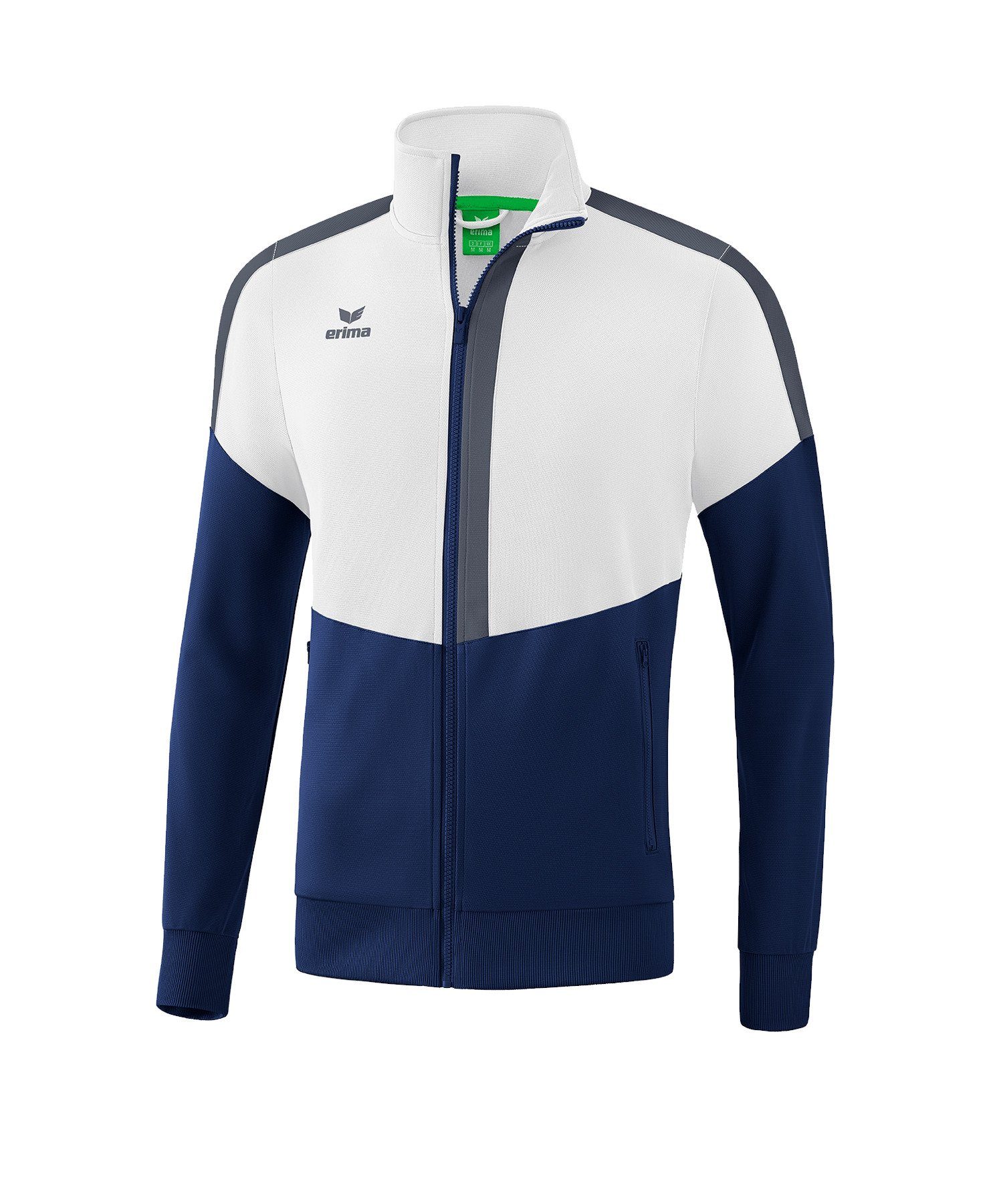 Erima Sweatjacke weissblaugrau Squad Trainingsjacke