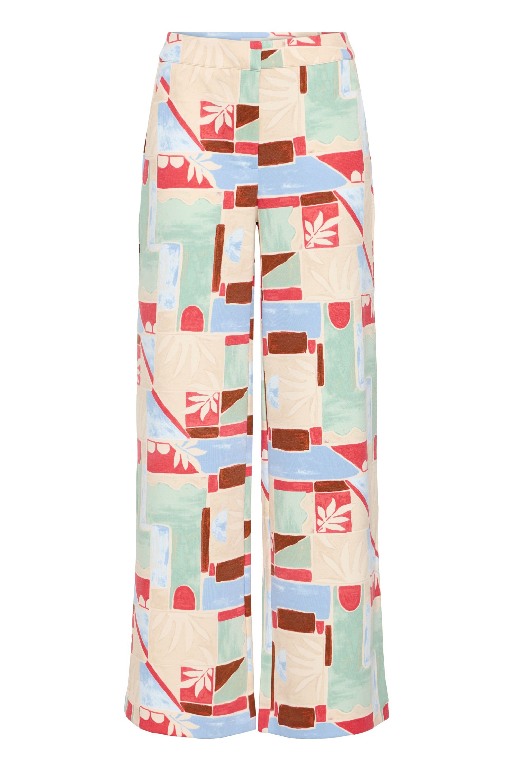 Ichi Relaxhose IHKATE PRINT modische Stoffhose günstig online kaufen