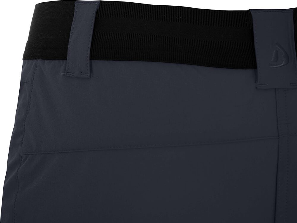 Bergson Outdoorhose VIDAA COMFORT Bermuda Damen Wandershorts, leicht, strapazierfähig, Normalgrößen, Nacht blau – Bild 4 von 4