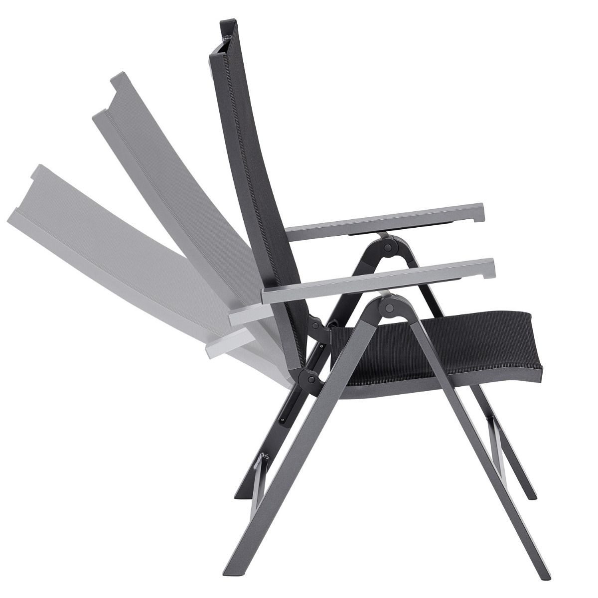KETTLER Gartenstuhl RASMUS Multipositionssessel Aluminium anthrazit / charcoal