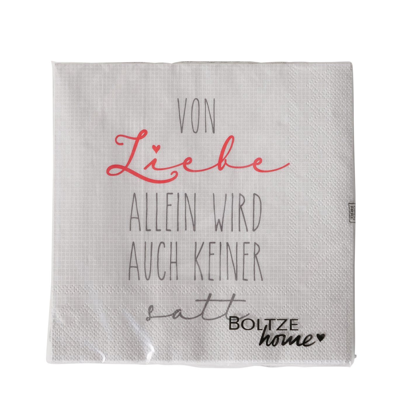 BOLTZE Papierserviette Boltze Servietten 20 stk. Satt, (20 St)
