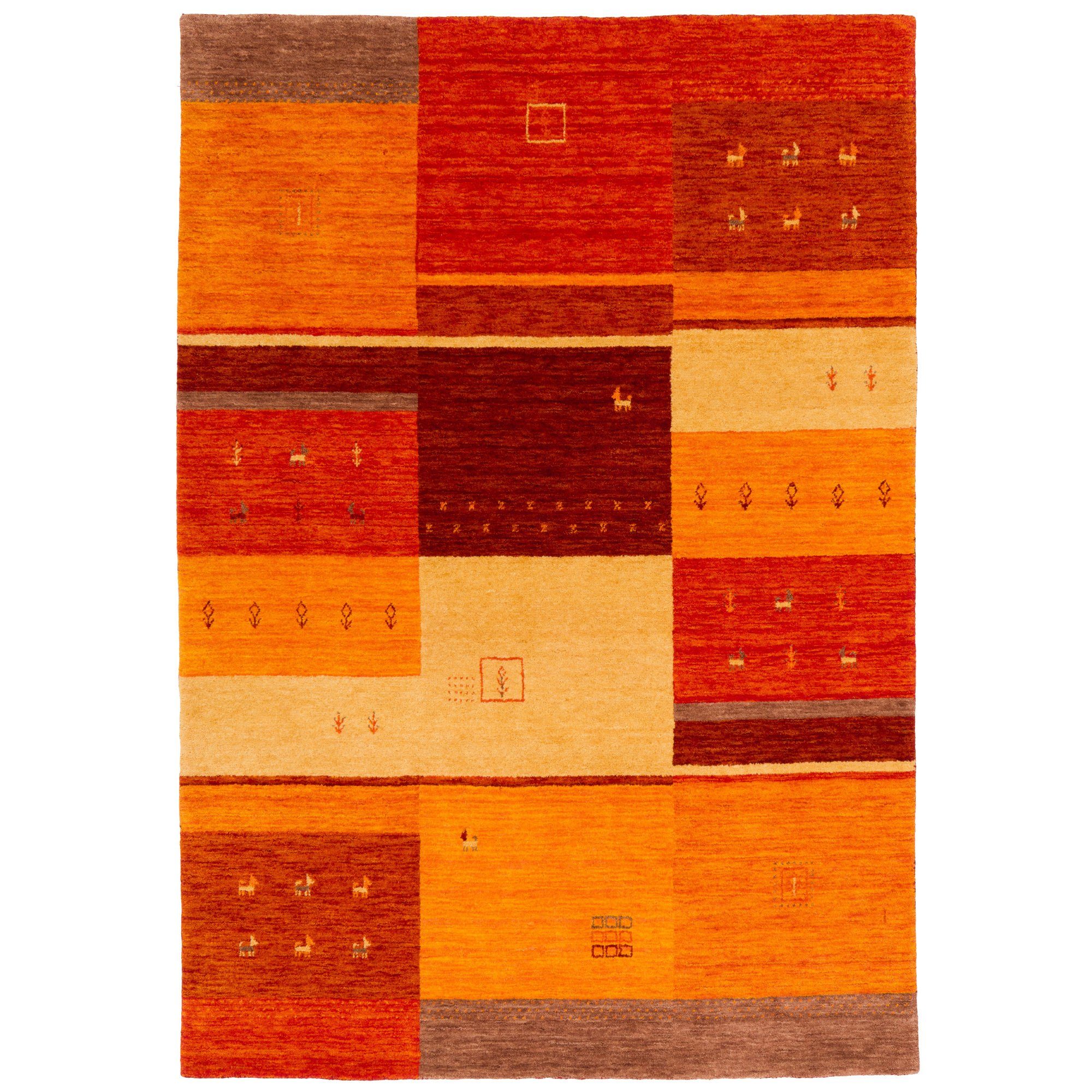 Pergamon Wollteppich Natur Wolle Teppich Gabbeh günstig online kaufen
