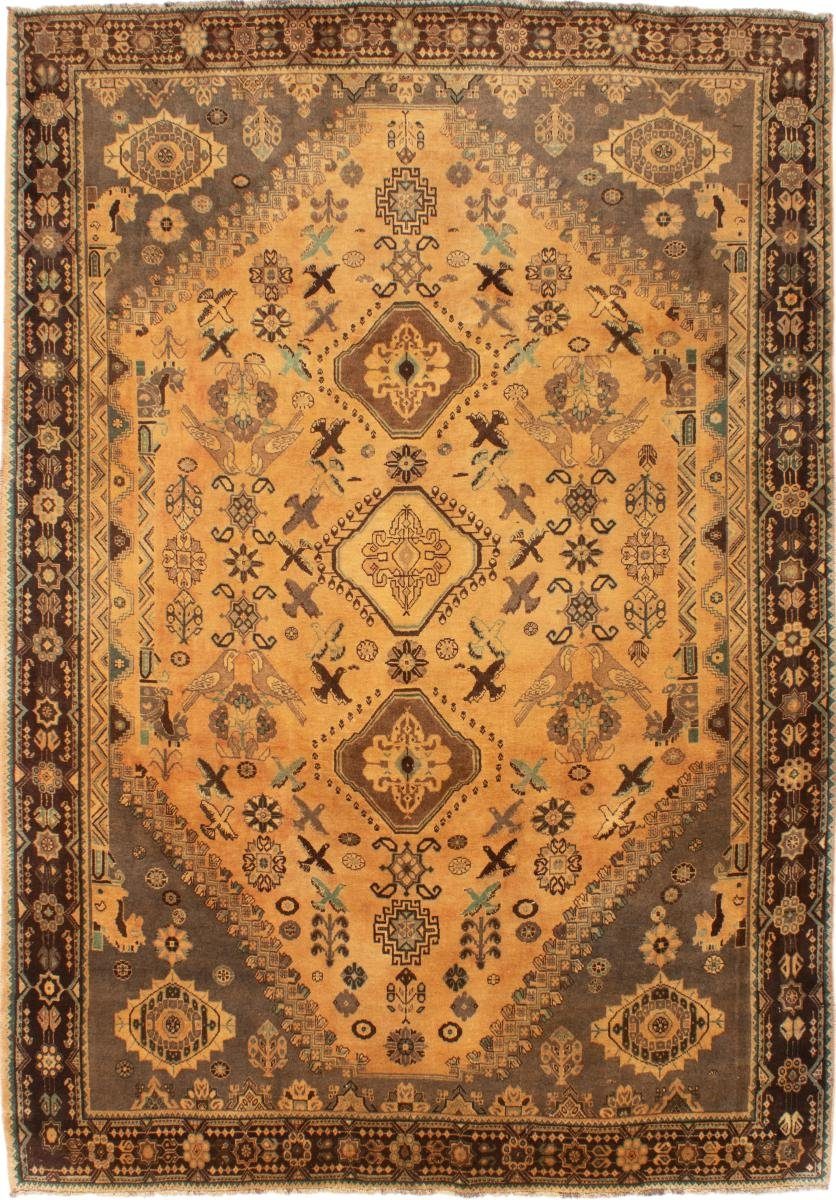 Orientteppich Shiraz 206x301 Handgeknüpfter Orientteppich / Perserteppich, Nain Trading, rechteckig, Höhe: 10 mm