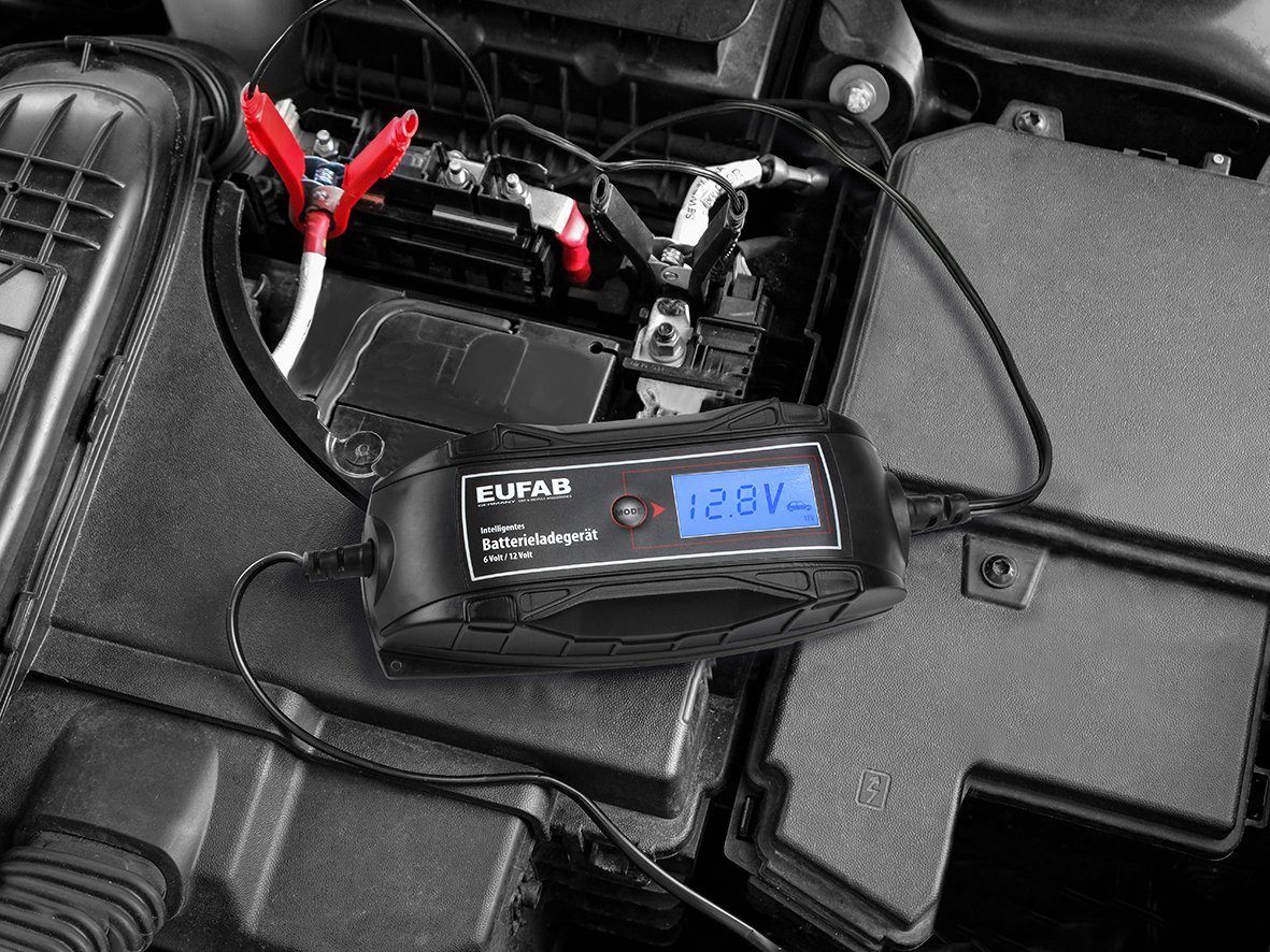 EUFAB Batterie-Ladegerät (4000 mA, 6/12 V)