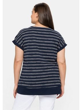 Sheego T-Shirt Große Größen im Lagenlook, aus reiner Baumwolle