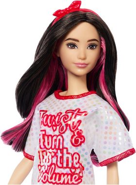 Barbie Anziehpuppe Fashionistas, Red Mesh Dress