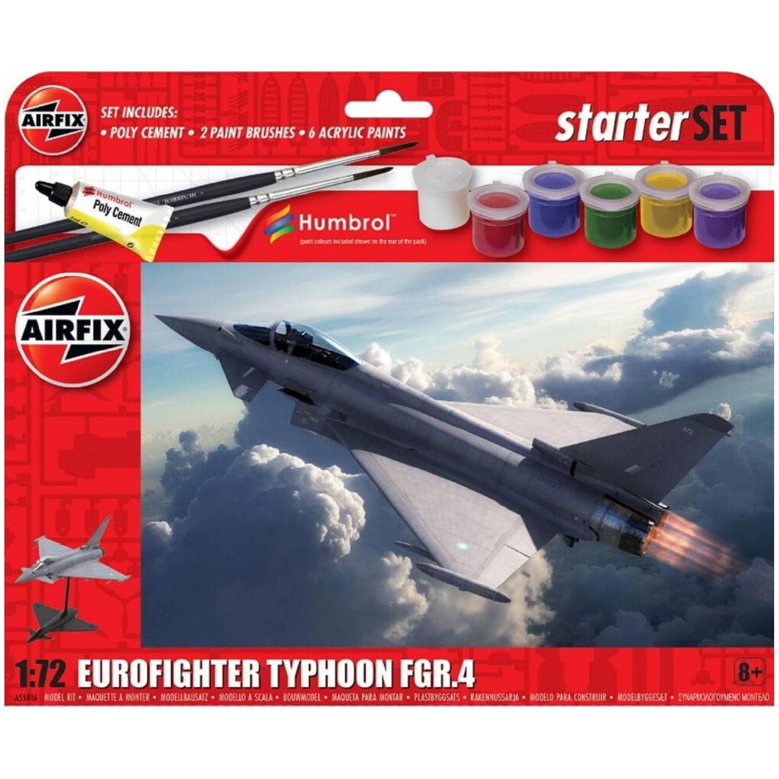Modellbausatz Eurofighter Typhoon FGR.4 - Starter Set / 1:72