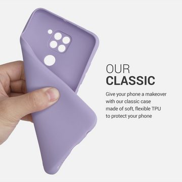 kwmobile Handyhülle Hülle für Xiaomi Redmi Note 9, Backcover Silikon - Soft Handyhülle - Handy Case in Veilchen Lila