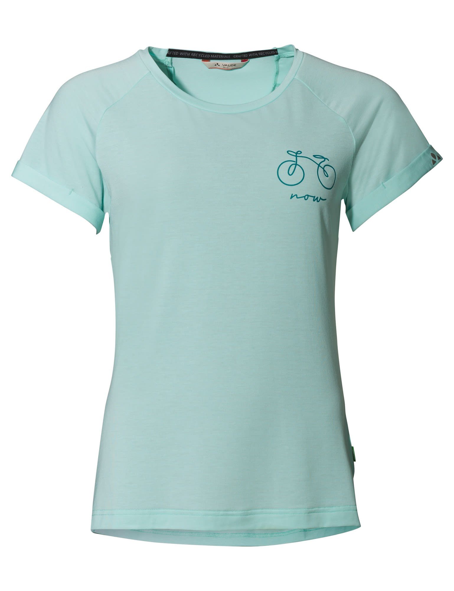 VAUDE T-Shirt Vaude Womens Cyclist 2 T-shirt Damen Kurzarm-Shirt Glacier