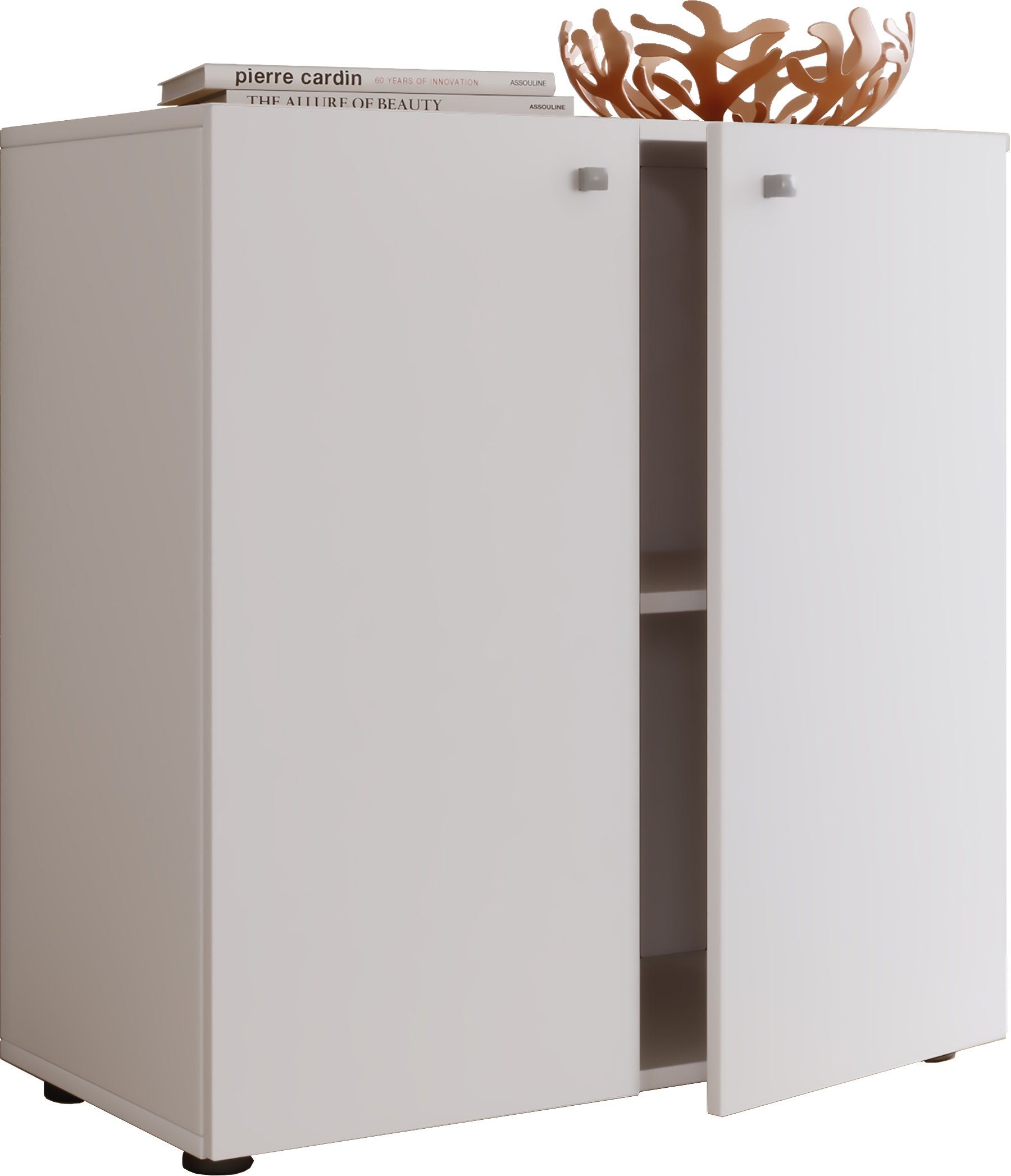 VCM Kommode Holz Kommode Sideboard Anrichte Vandol 1 Drehtüren