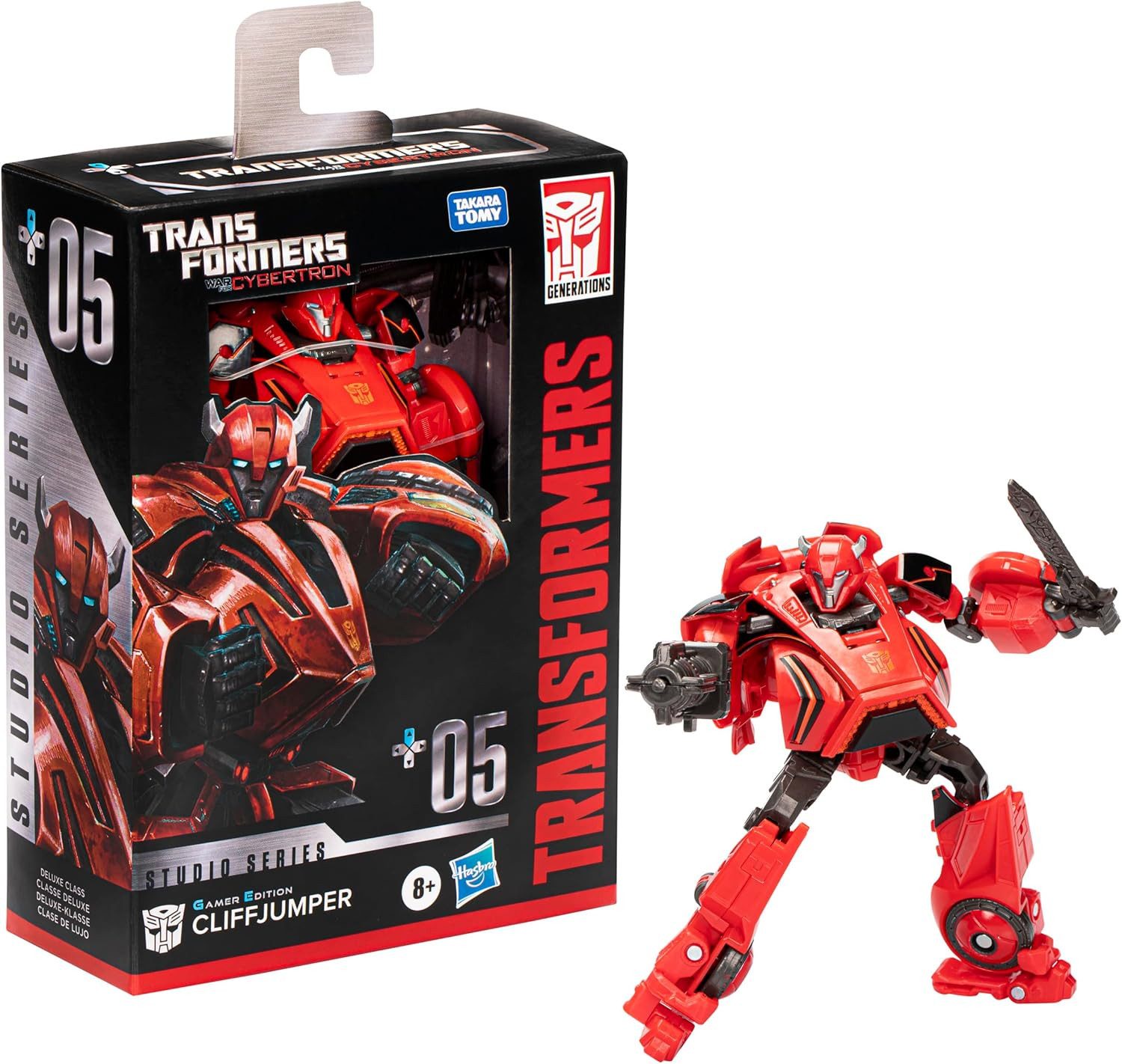 Hasbro Sammelfigur Transformers Studio Series Deluxe Kampf um Cybertron Figur 11 cm 8+