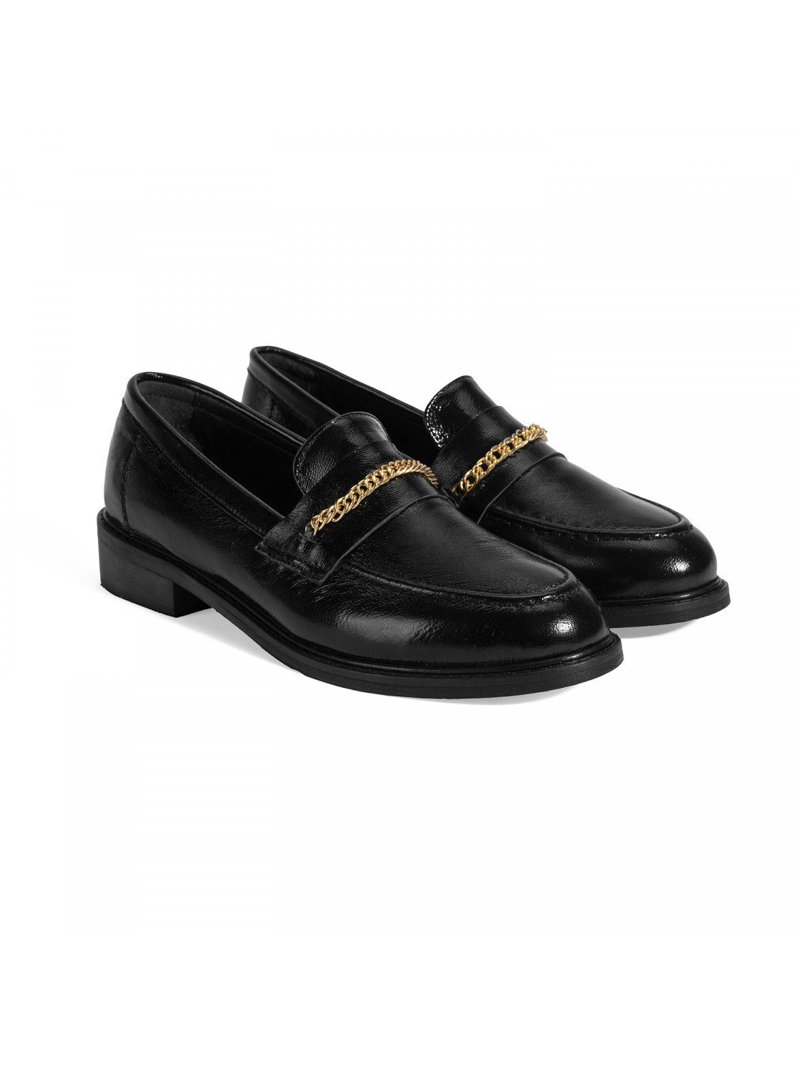 Desa Damen-Slipper – Lackleder, abriebfeste Sohle, niedriger Absatz, atmun günstig online kaufen