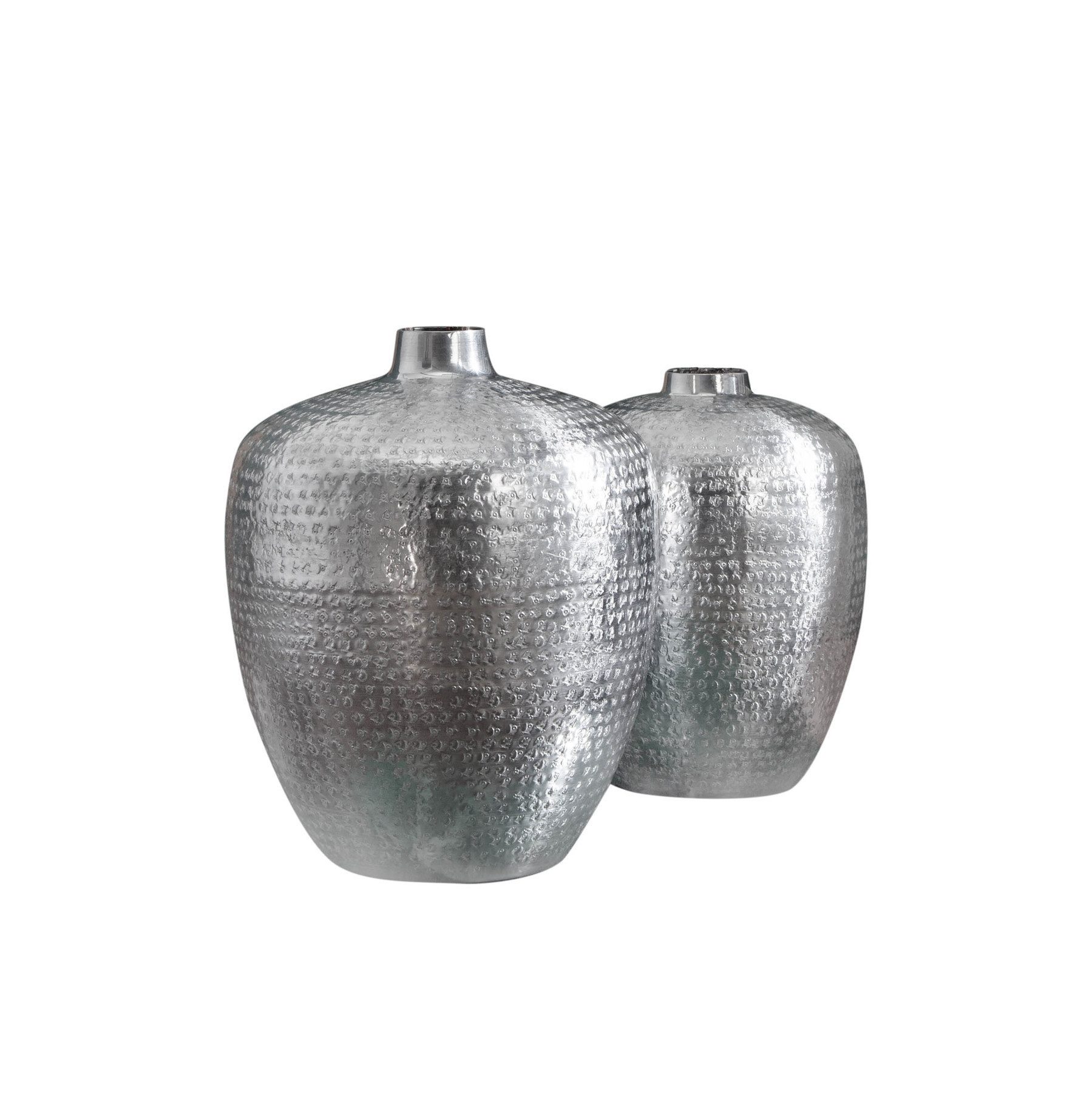 riess-ambiente Dekovase ORIENTAL 33cm silber (Set, 2 St), Wohnzimmer · Vase günstig online kaufen