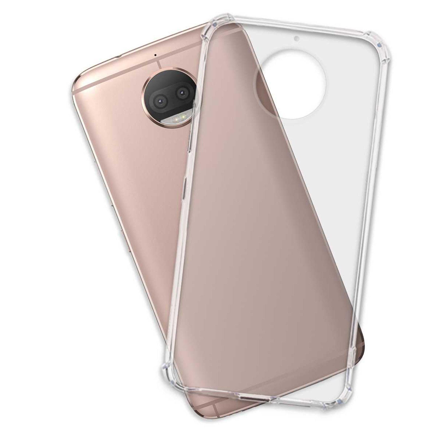mtb more energy Smartphone-Hülle »TPU Clear Armor Soft«, für: Motorola Moto  G5S Plus