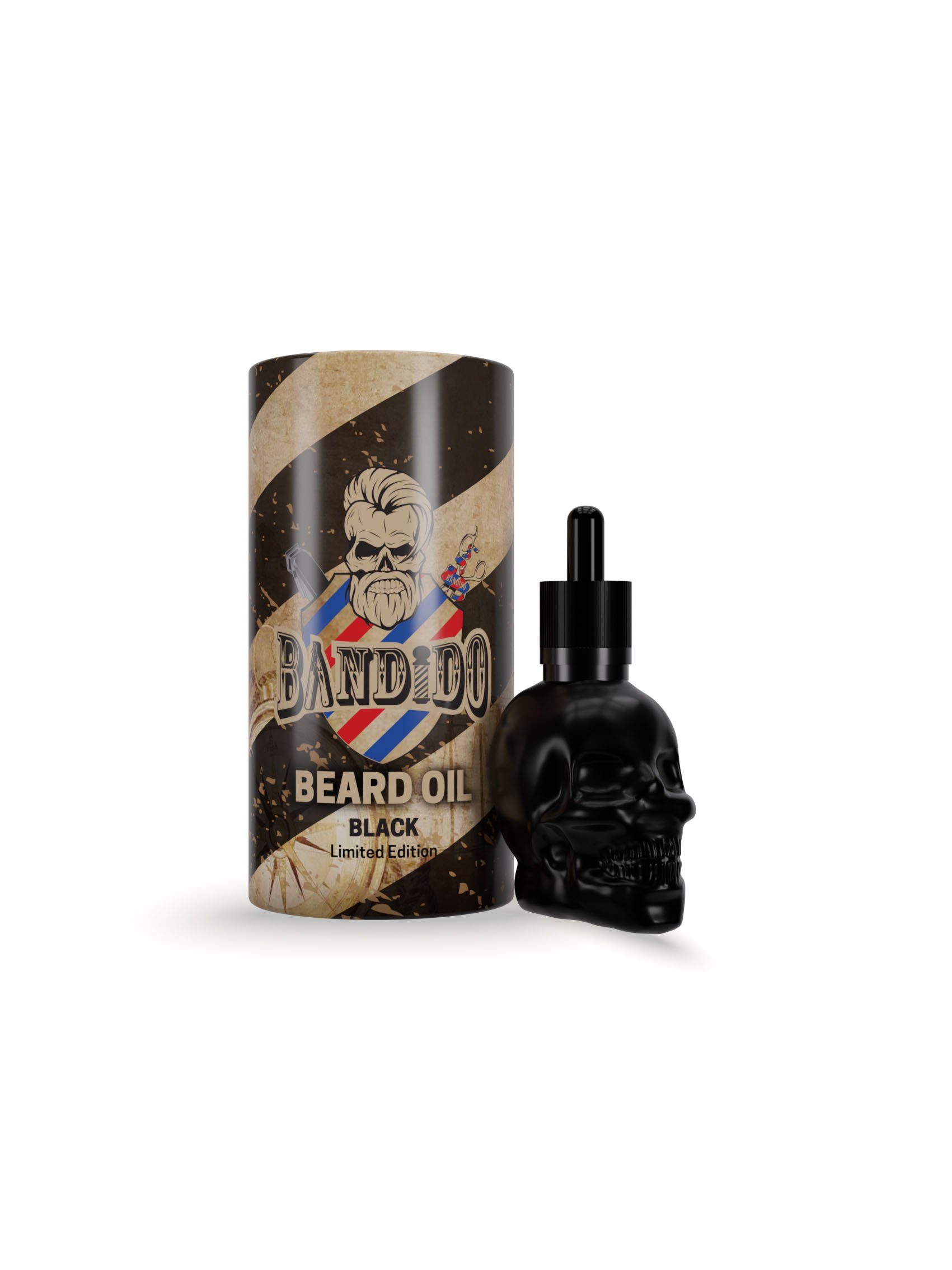 Bart Bandido Beard Bartöl Black Öl 40ml Bandido Cosmetics Oil Bartpflege