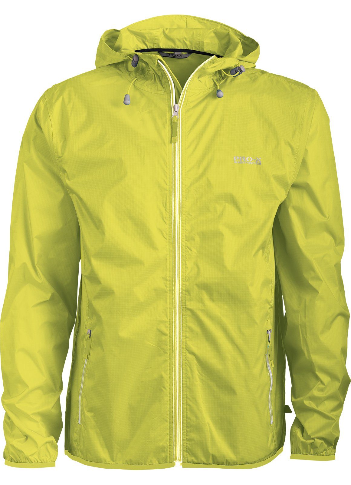 PRO-X ELEMENTS Regenjacke Kinder Jugend STAR Jr. wasserdicht, atmungsaktiv, winddicht integr. Packtasche, Reißverschluss, Kapuze, verschweißte Nähte
