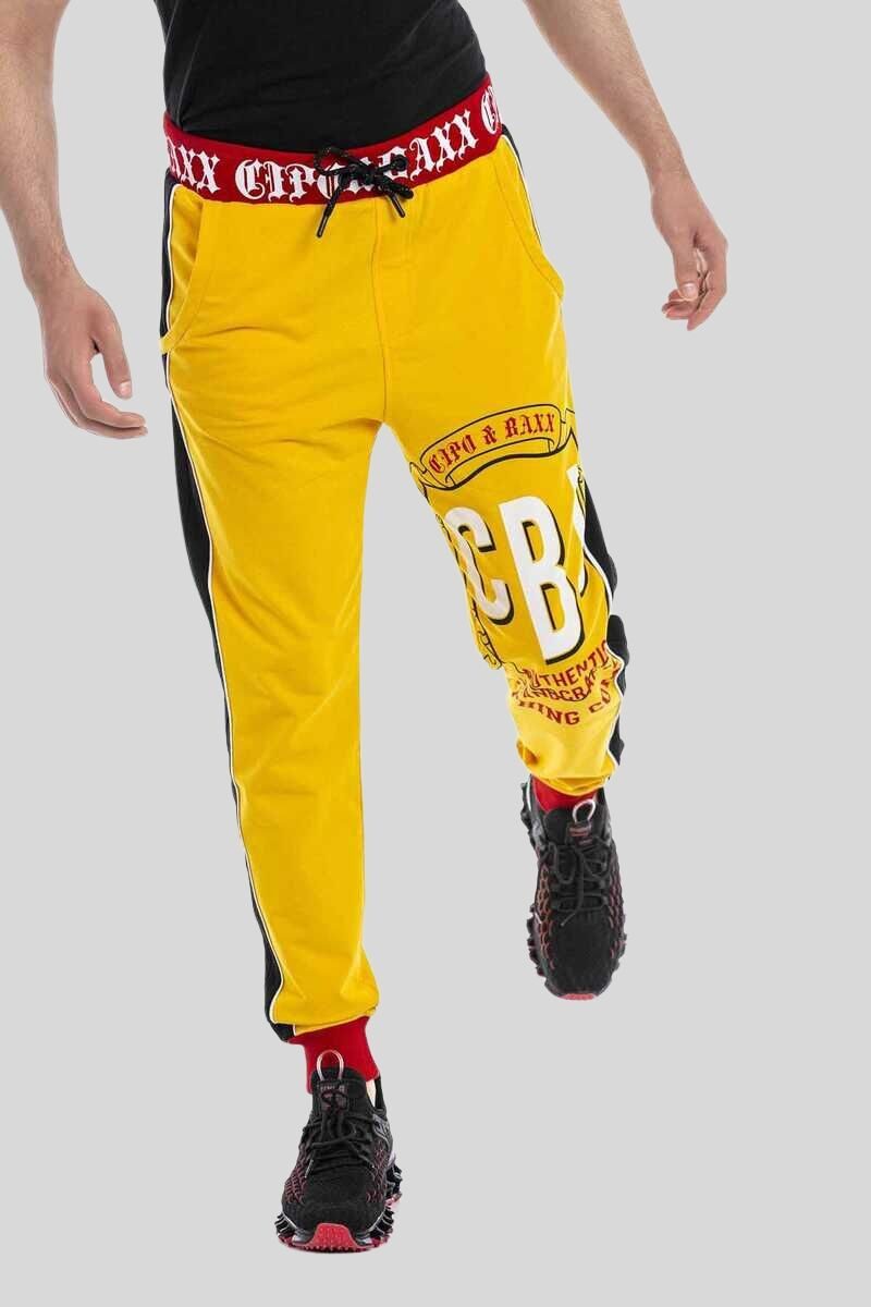 Cipo & Baxx Trainingsanzug HOMEWEAR (2-tlg), mit coolen Print-Motiven