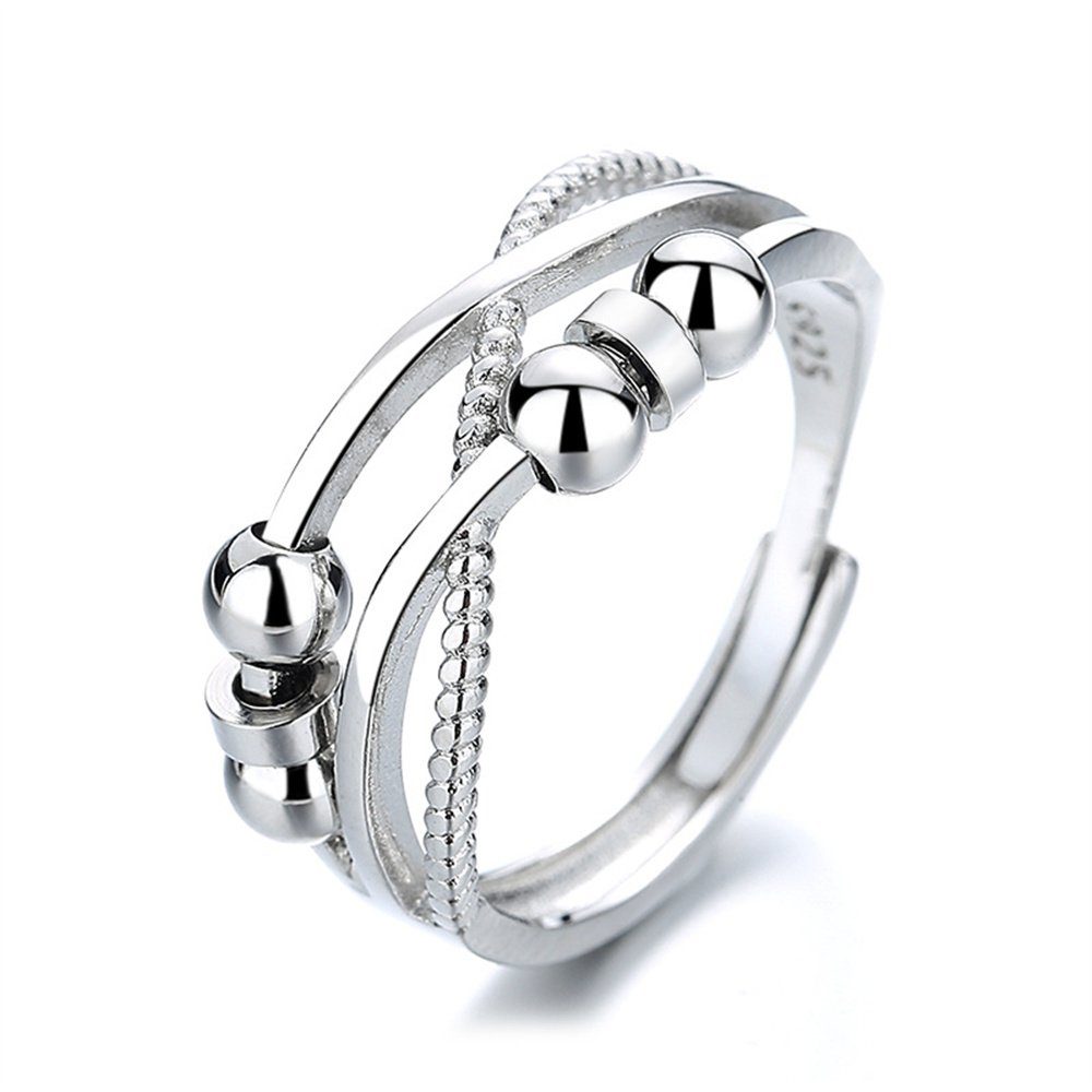 verstellbare modische GLAMO Ringe, (1-tlg) Fingerring Ringe Damenringe,