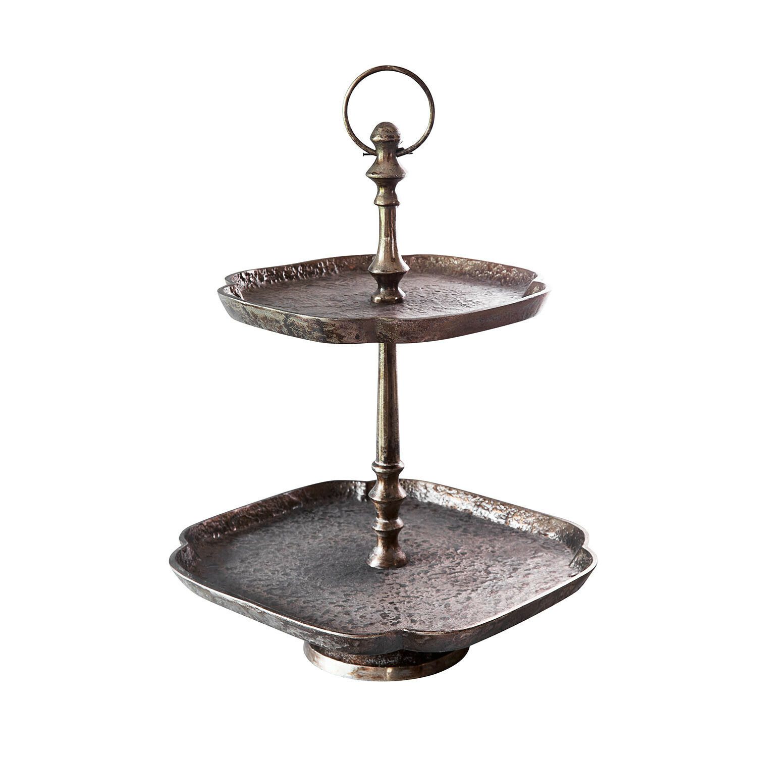 Mirabeau Etagere Etagere Lazmina antikschwarz, Aluminiumguss