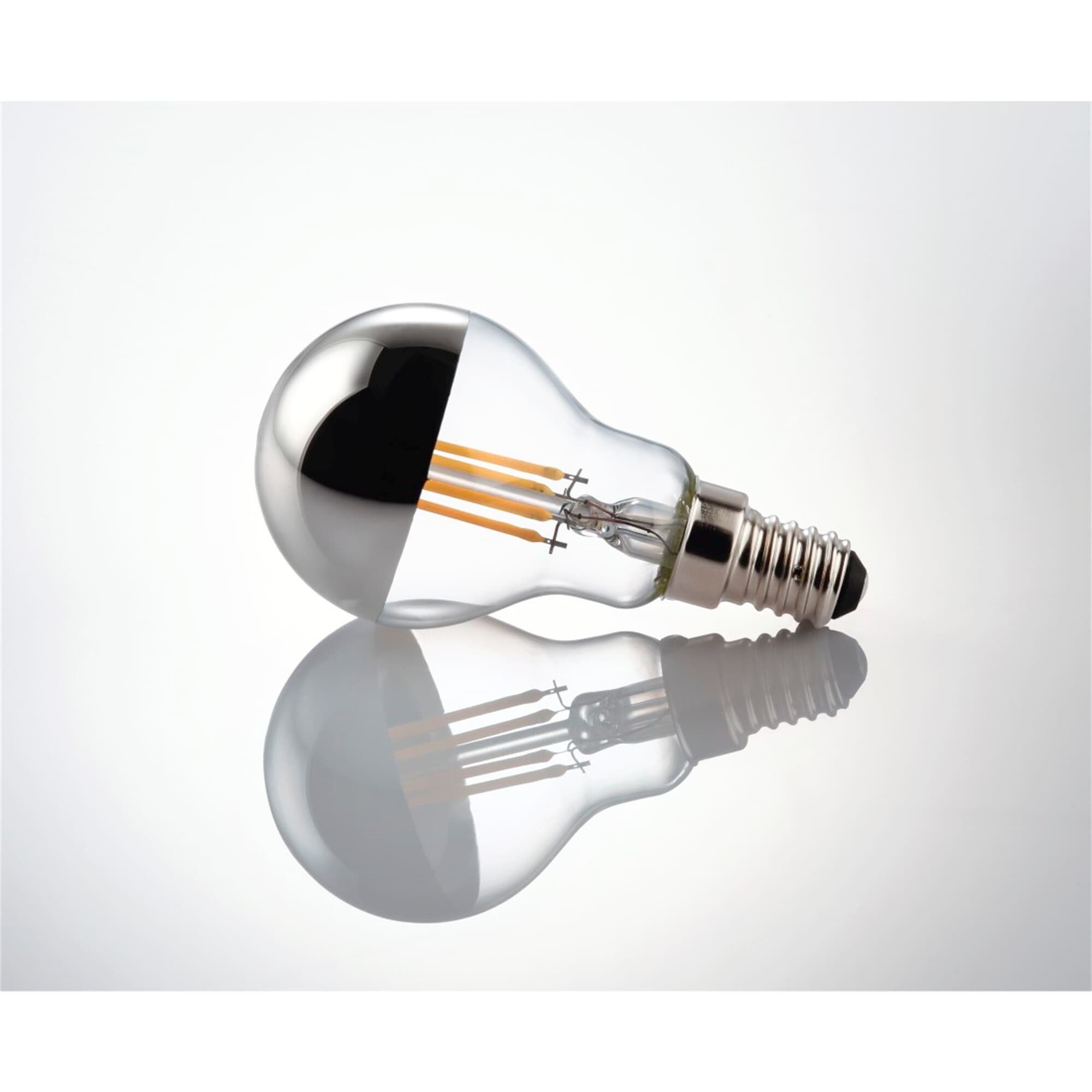 Xavax LED-Leuchtmittel LED-Filament, E14, 400lm ersetzt 35W, Tropfenlampe, E14, 1 St., Warmweiß