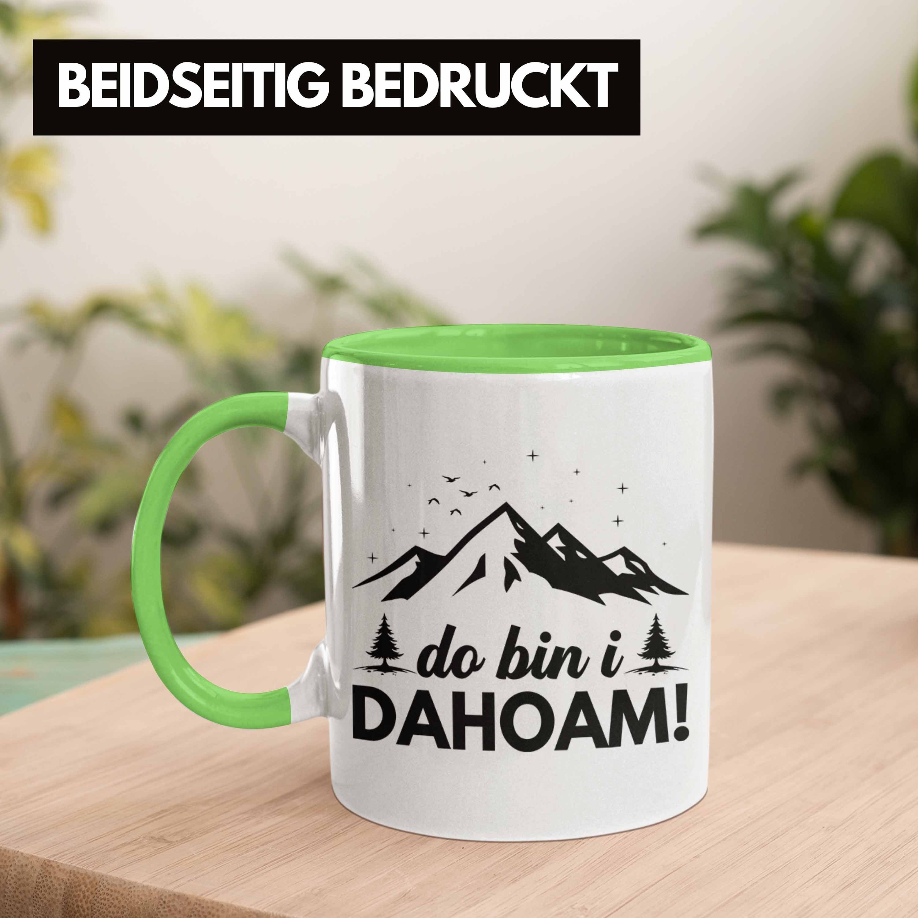 - Trendation Geschenk Geschenk Trendation Dahoim Wanderer Wandern Geschenkidee Berge Grün I Tasse Do Bin Tasse