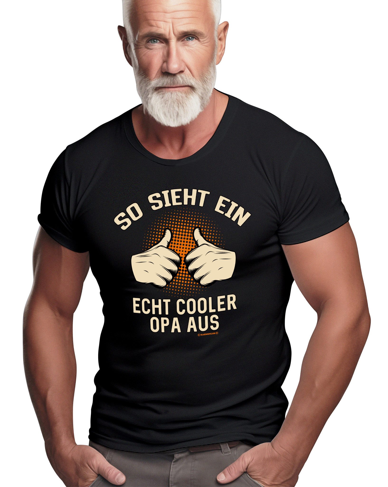 RAHMENLOS® T-Shirt als Geschenk für den echt coolen Opa günstig online kaufen