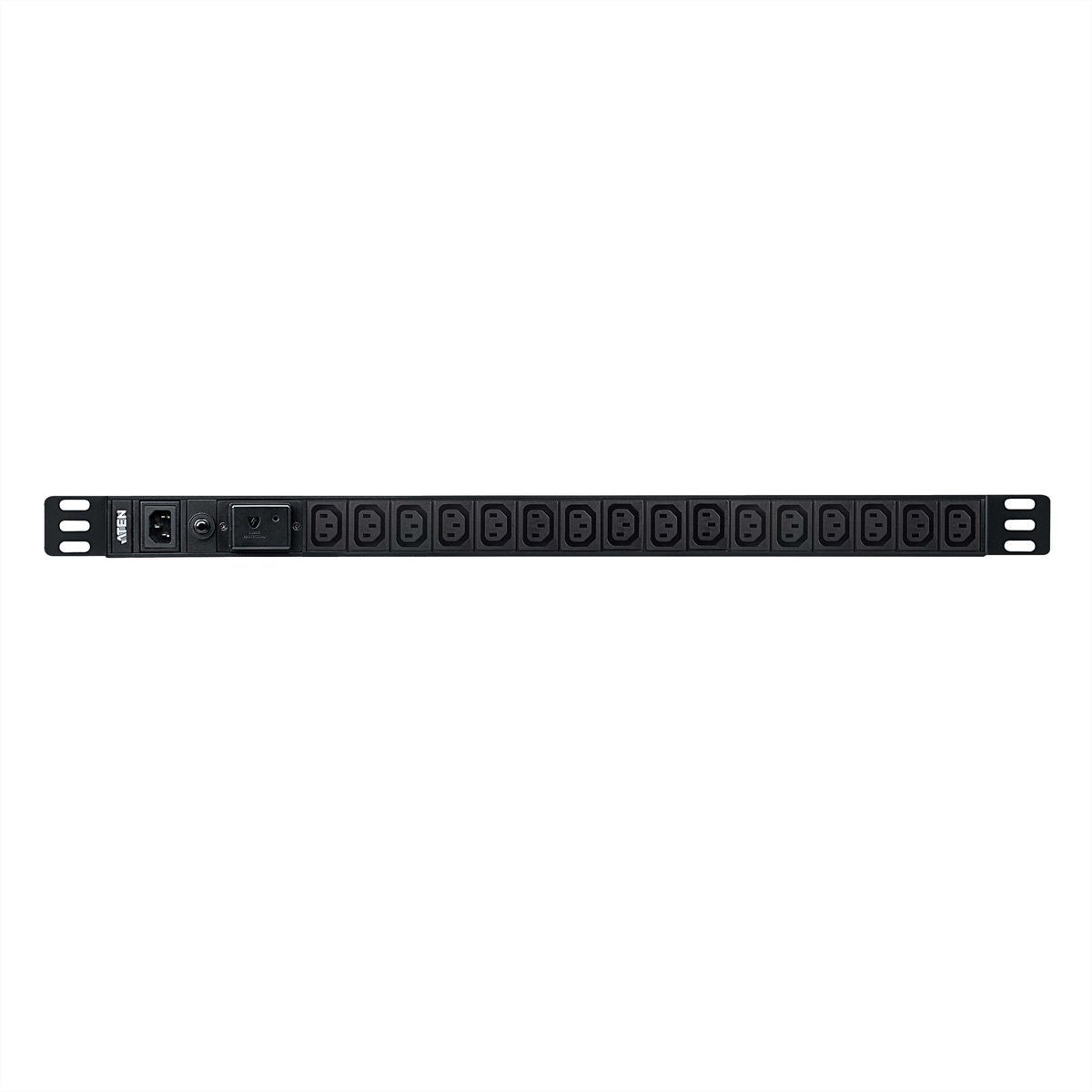 Aten PE0116SG 0U 10A 16Port PDU mit Überspannungsschutz Steckdosenleiste (Kabellänge 3 m)