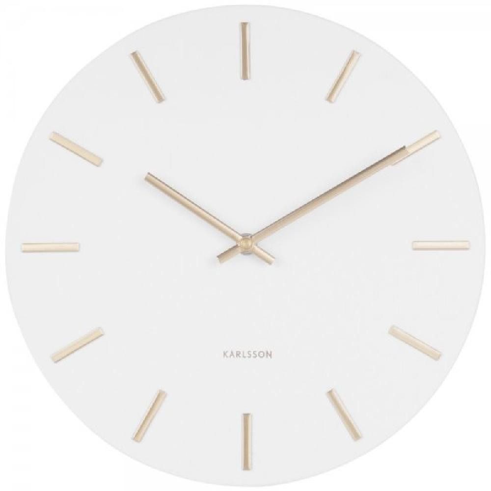 Karlsson Uhr Wanduhr Charm Weiß (30cm) günstig online kaufen