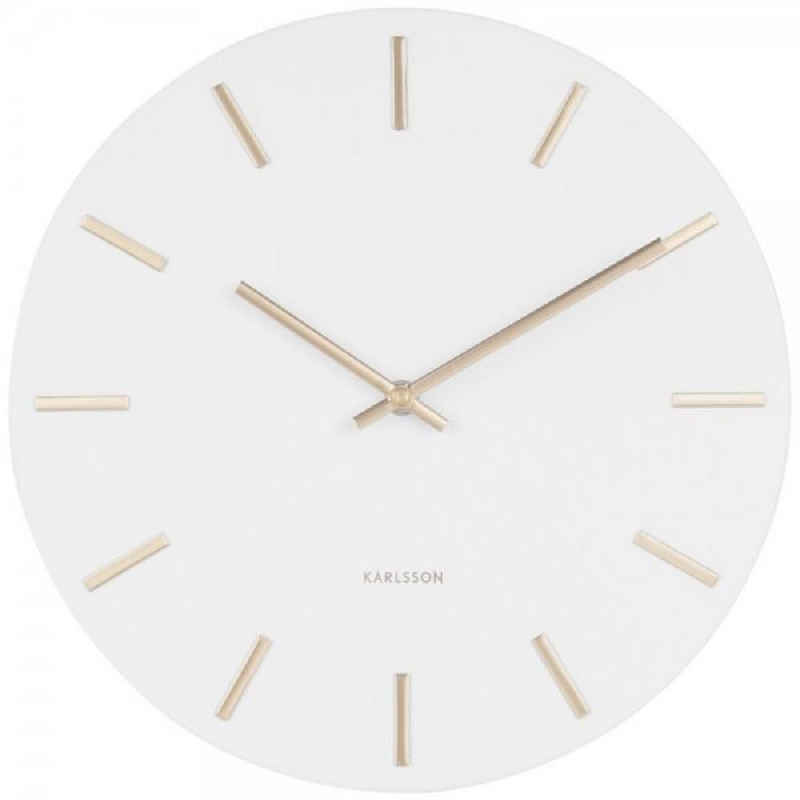 Karlsson Uhr Wanduhr Charm Weiß (30cm)
