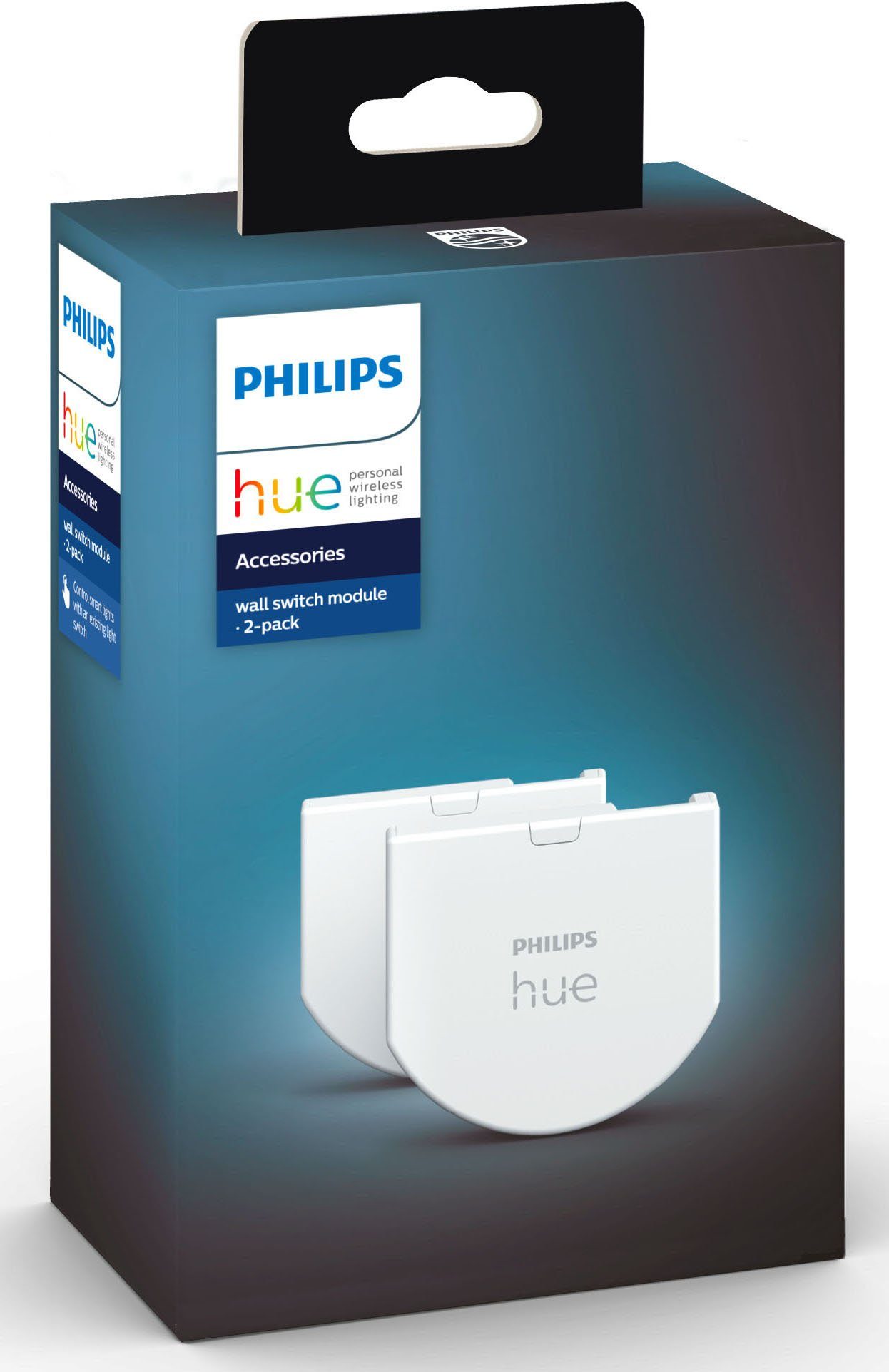 Hue Stück Modul Set Schalter 2 Wandschalter Doppelpack, - Philips