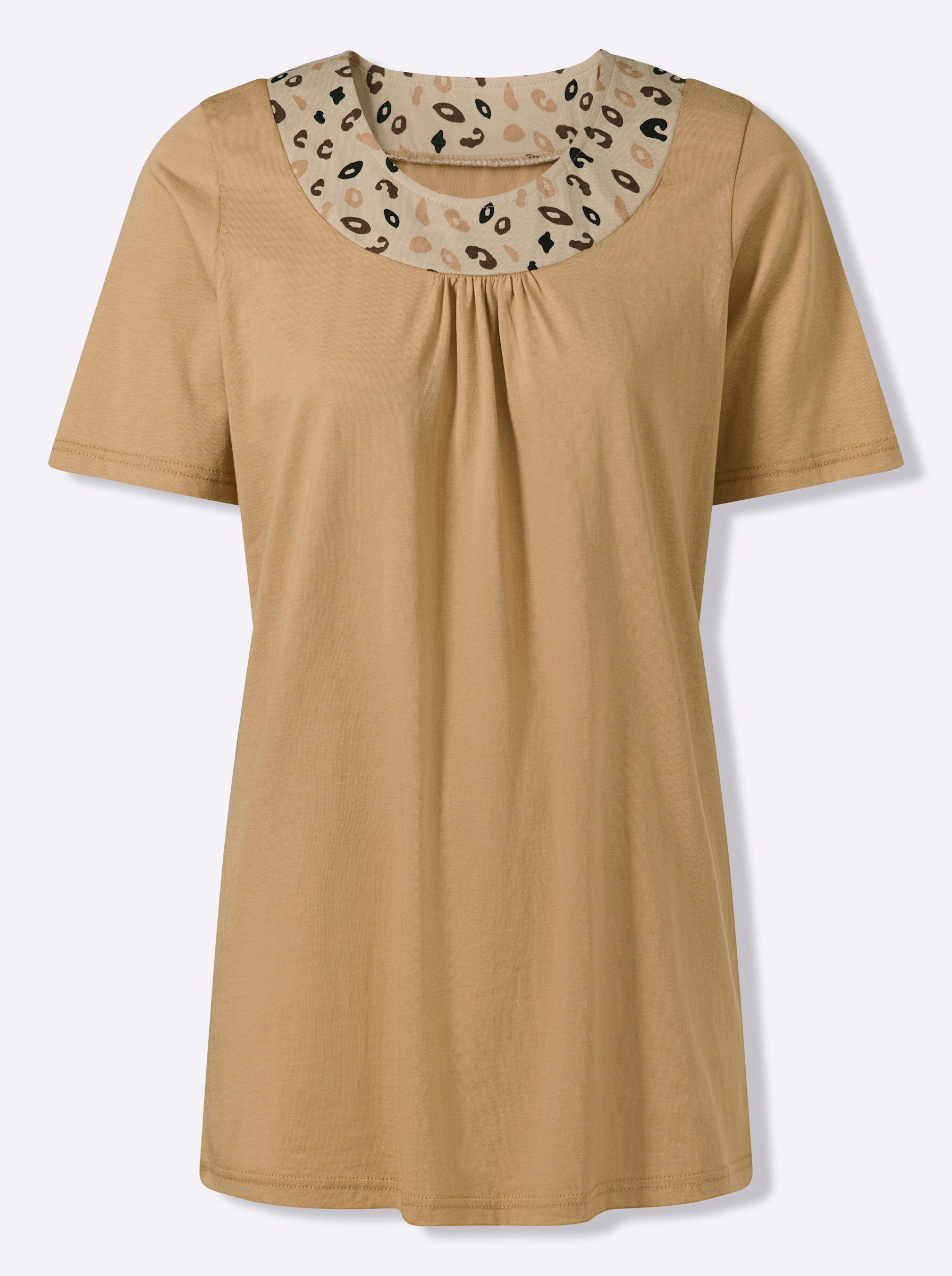 T-Shirt Longshirt Kurzarm