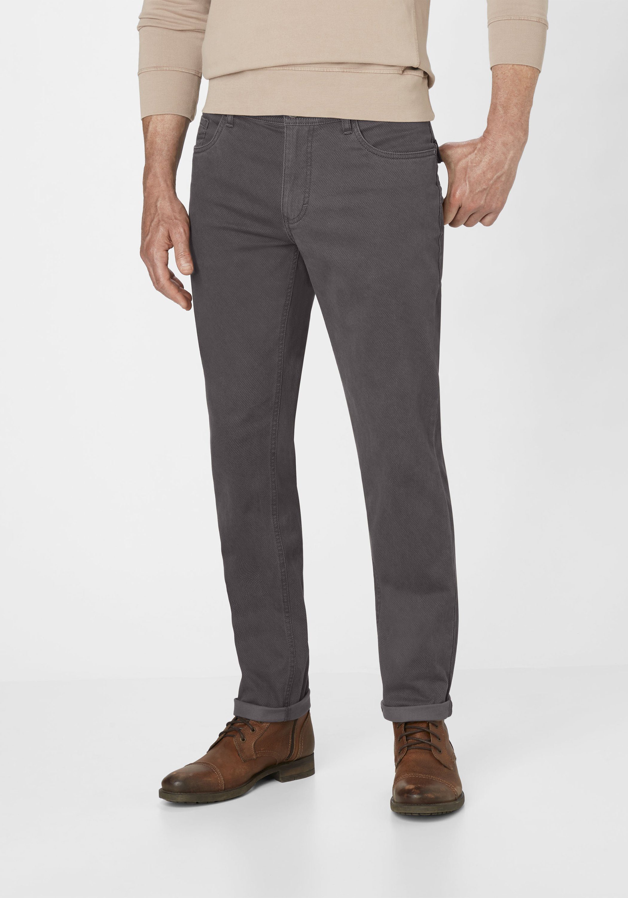 Redpoint Stoffhose MILTON Regular Fit 5-Pocket Hose mit Stretchanteil grey