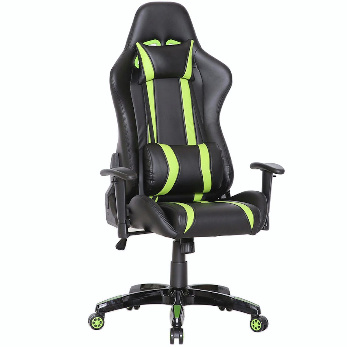 SVITA Gaming Chair (1 St), Gamer, ergonomisch, Kopfstütze, Fußstütze