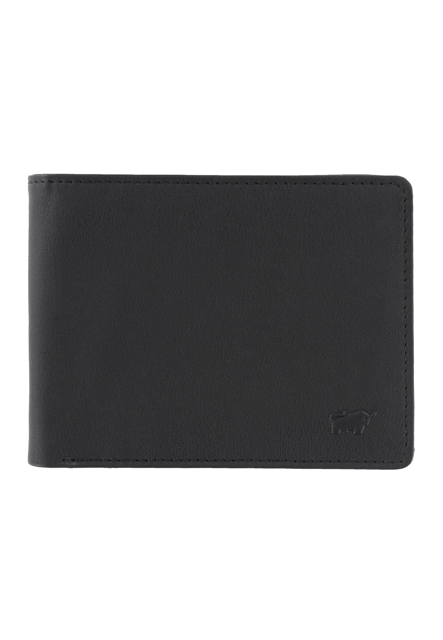 Braun Büffel 2.0 Geldbörse Kartensammler 12CS für Rindleder schwarz, aus Geldbörse ARIZONA hochwertigem