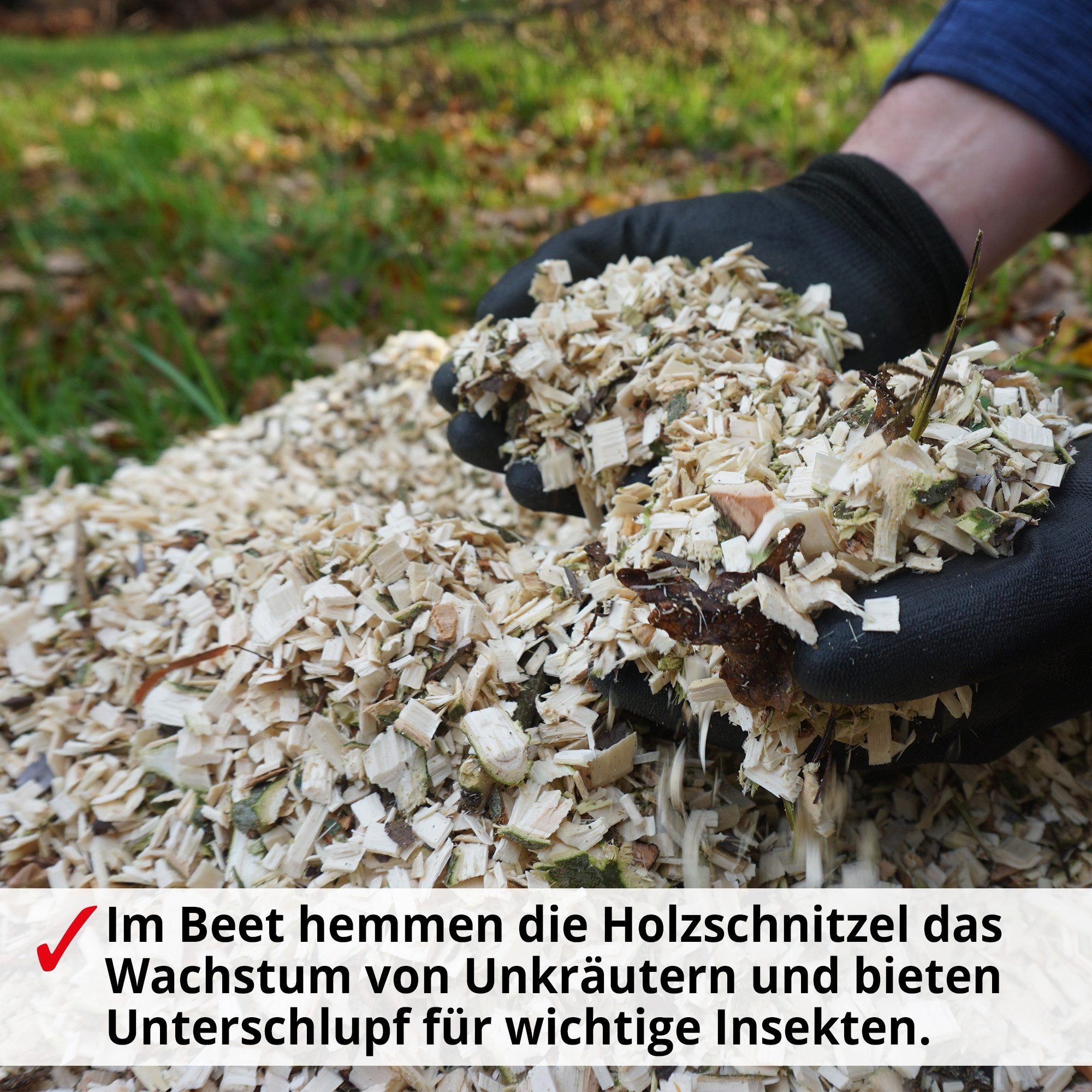 Hecht Messerhäcksler Gartenhäcksler Benzin 6642 mit Anhängerkupplung, 15 PS, Elektrostart, Messerwalze mit 2 Messern