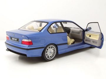 Solido Modellauto BMW M3 Coupe E36 1990 estoril blau Modellauto 1:18 Solido, Maßstab 1:18