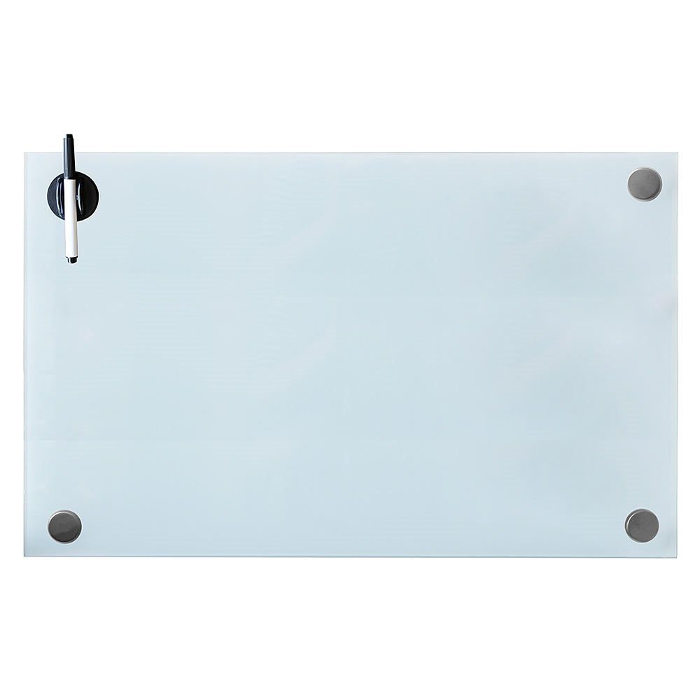 Mucola Magnettafel Glasmagnettafel Weiß Memoboard Wandtafel Magnettafel  Whiteboard, (Stück), Sicherheitsglas