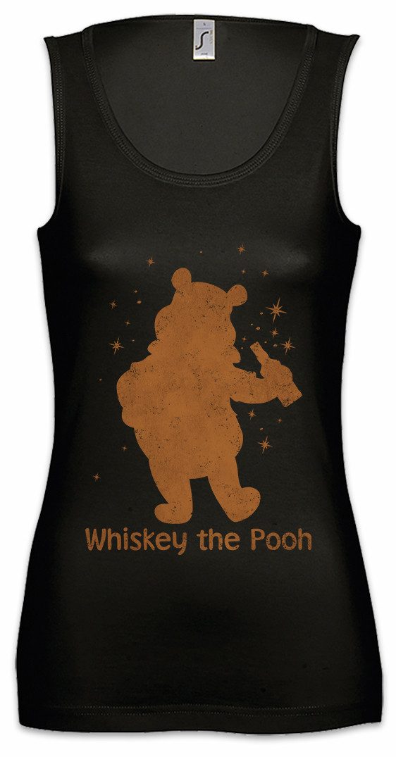 Urban Backwoods Tanktop Whiskey the Pooh Ärmelloses Damen T-Shirt Costume Karneval Kostüm Carnival Beer Drunk Party
