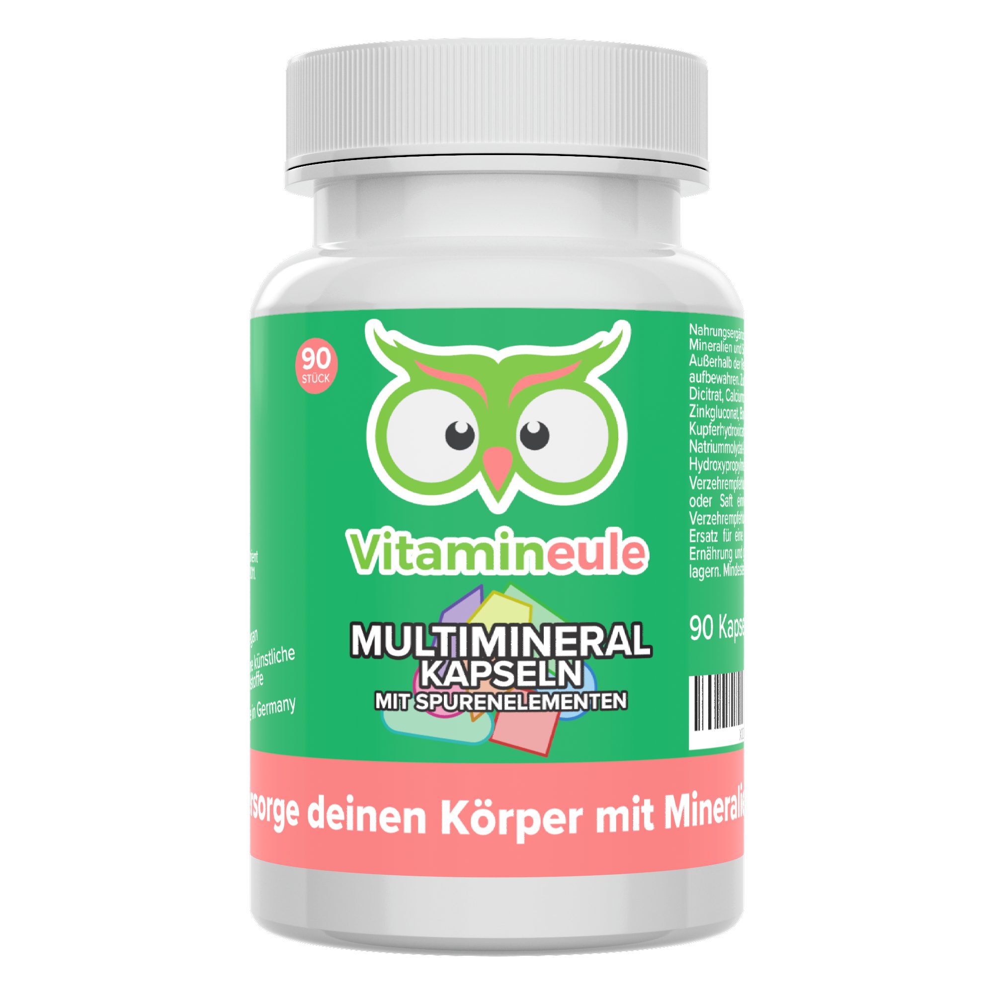 Vitamineule Multimineral Kapseln - wichtige Mineralien & Spurenelemente - Kapsel