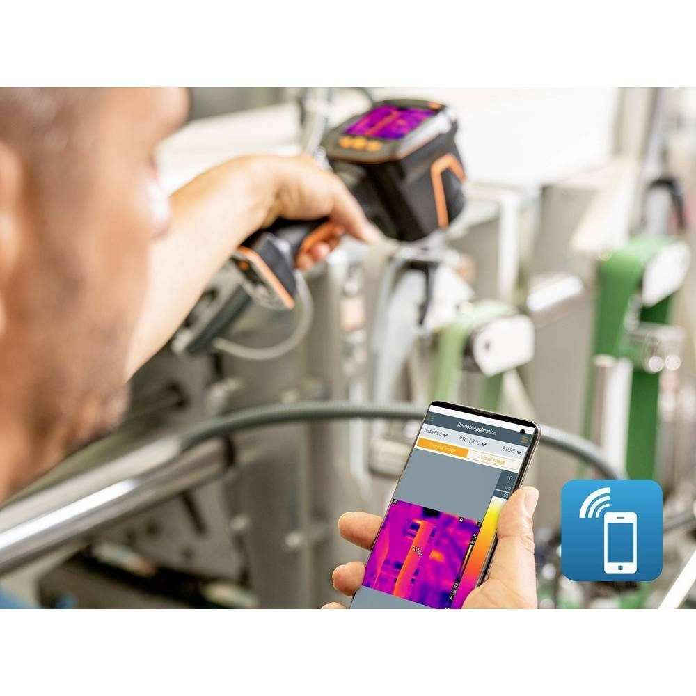 testo Wärmebildkamera Wärmebildkamera (30° Objektiv, 320 x 240 Pixel,27 Hz 0560 8830, WiFi
